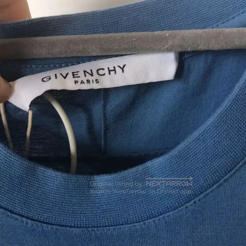 Givenchy Givenchy Blue Cotton Short Sleeve T-Shirt . Size XS / US 0-2 / IT 36-38 - 4 Thumbnail