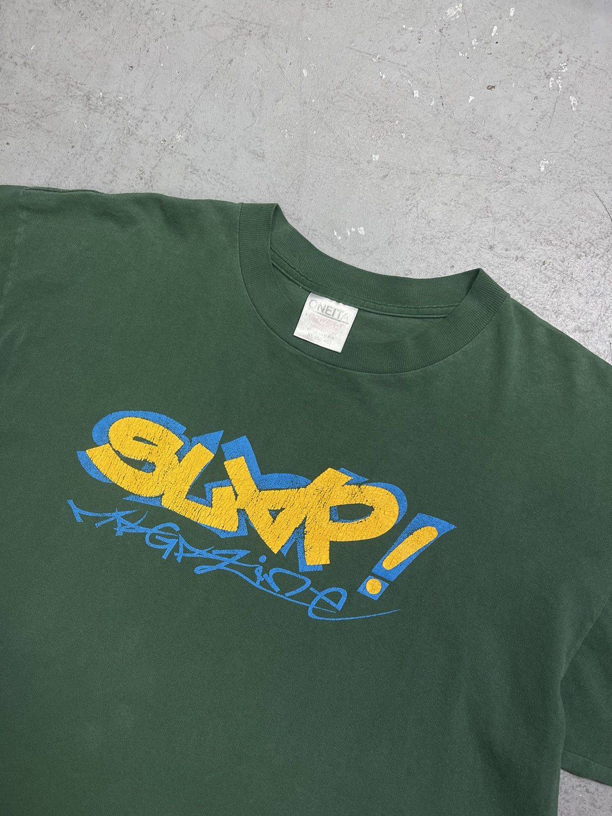 Shorty's Skateboards × Vintage VTG Slap! Magazine Oneita Tag XL Size US XL / EU 56 / 4 - 4 Thumbnail