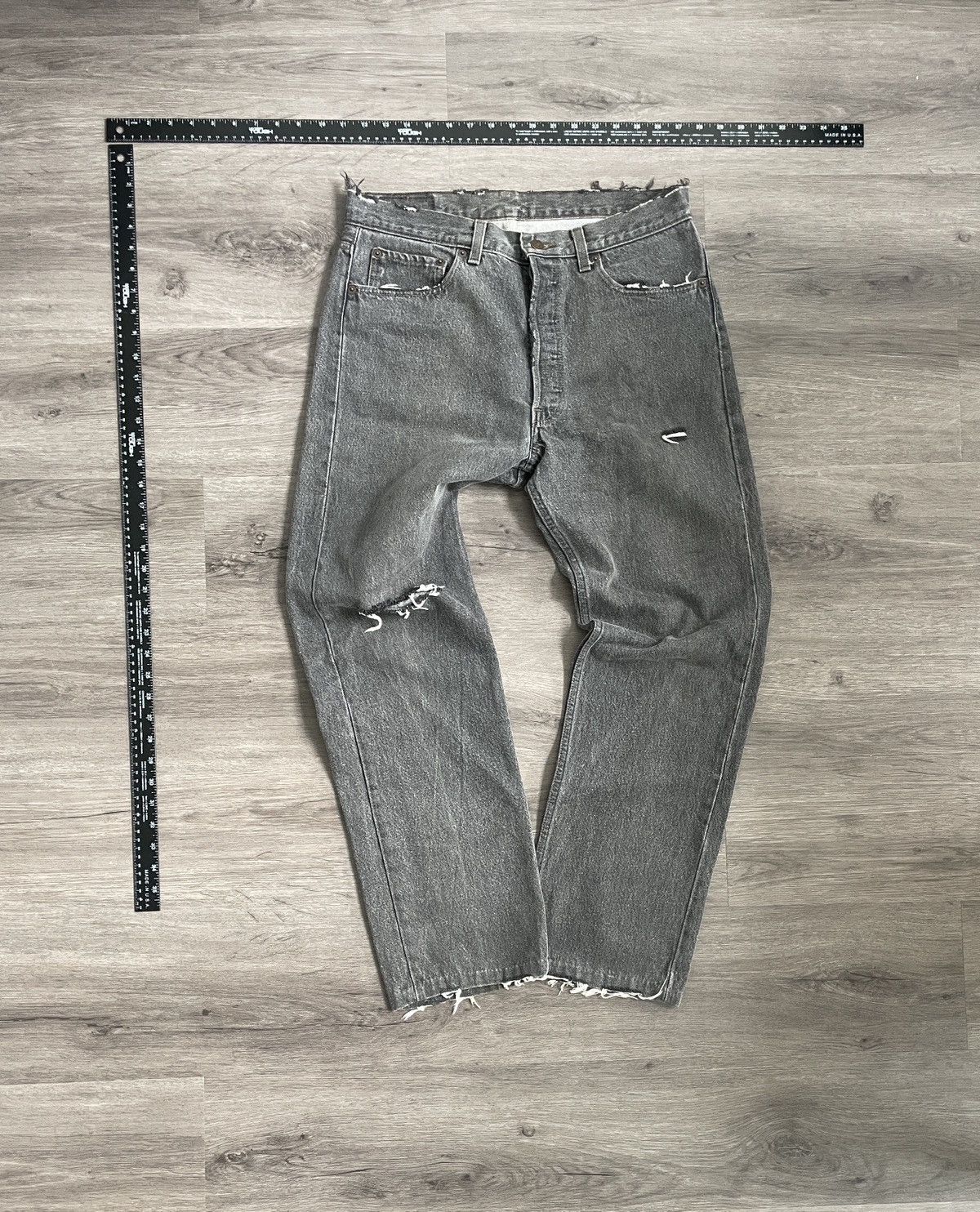 Levi's × Levi's Vintage Clothing × Vintage Vintage USA Levi’s 501 “Straight Leg” Denim Pants (Sz.34) Size US 34 / EU 50 - 4 Thumbnail