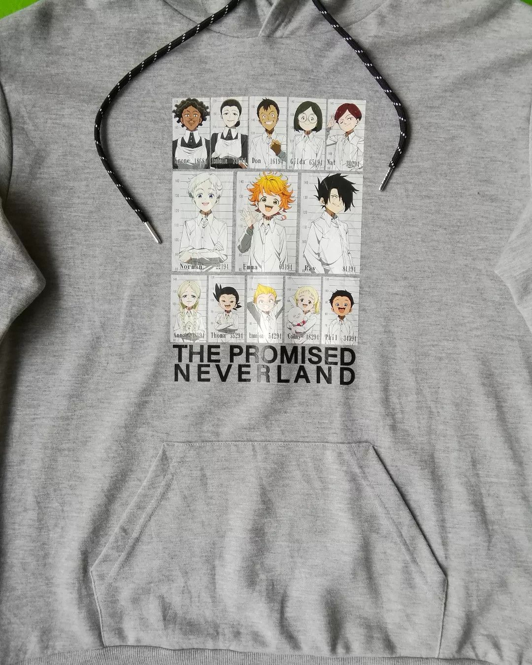 Anime The Promised Neverland Chara Art Anime Hoodie Size US L / EU 52-54 / 3 - 2 Thumbnail