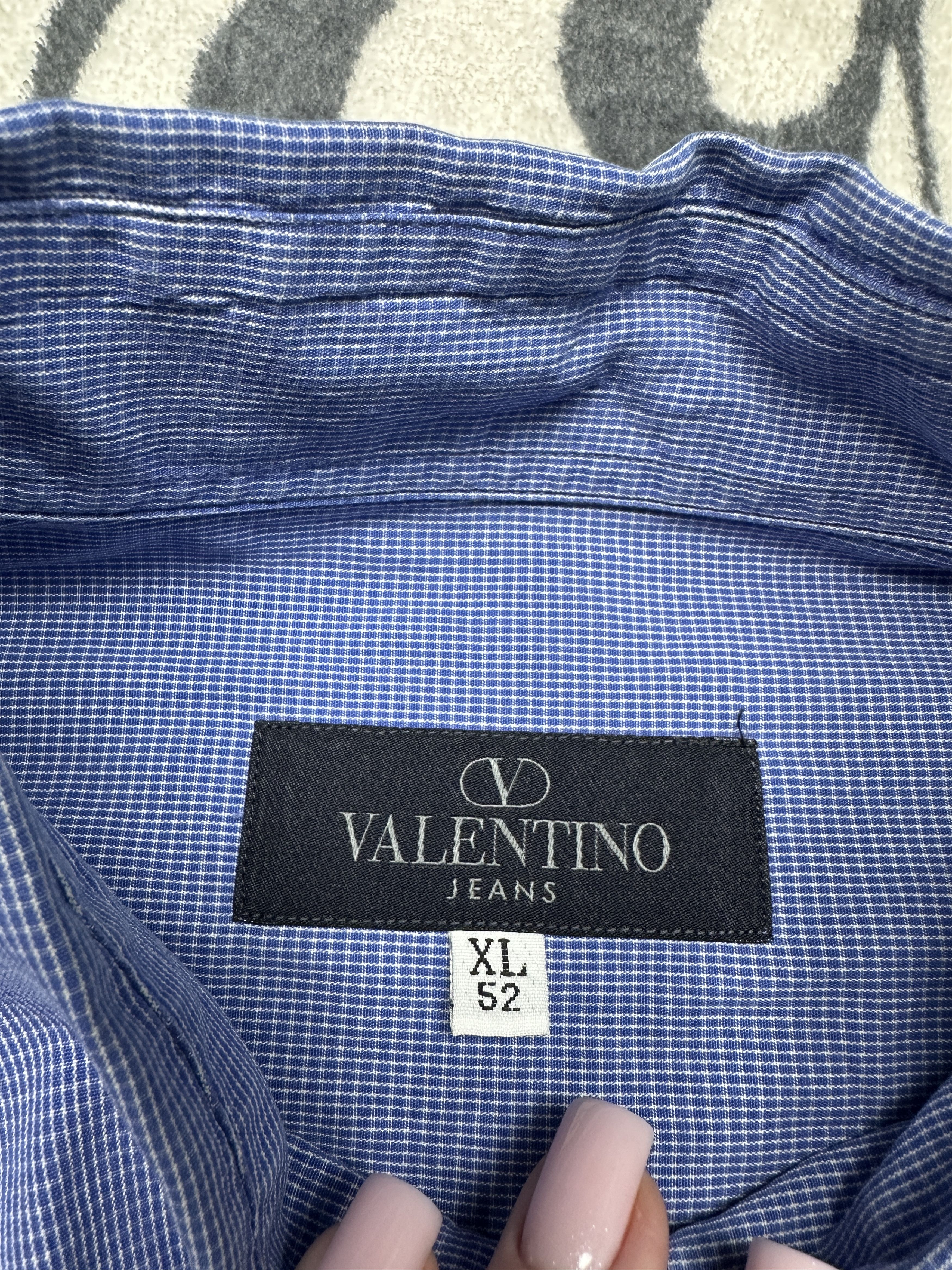 Valentino Valentino Vintage Mens Long Sleeve Shirt Size US XL / EU 56 / 4 - 4 Thumbnail