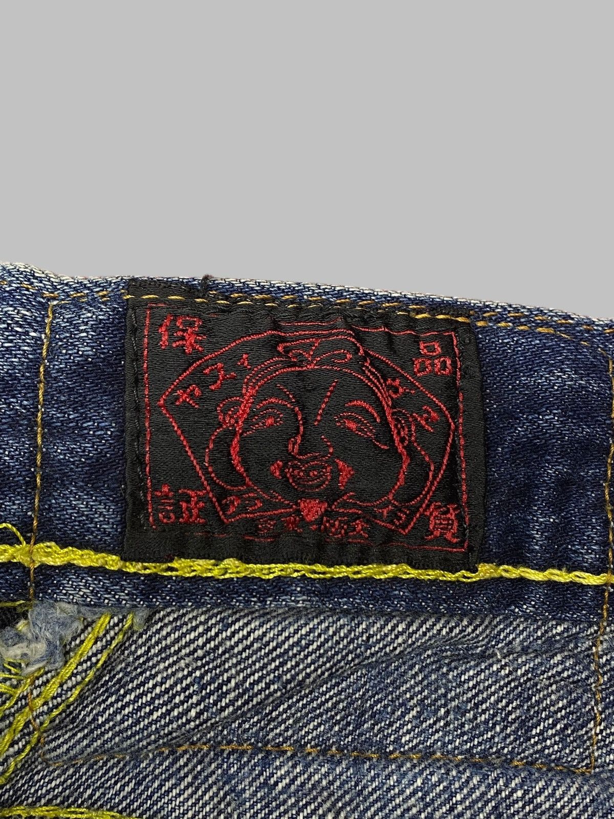 Evisu Vintage Evisu Patchwork Y2k Japanese Blue Washed Denim Jeans Size US 29 - 25 Thumbnail