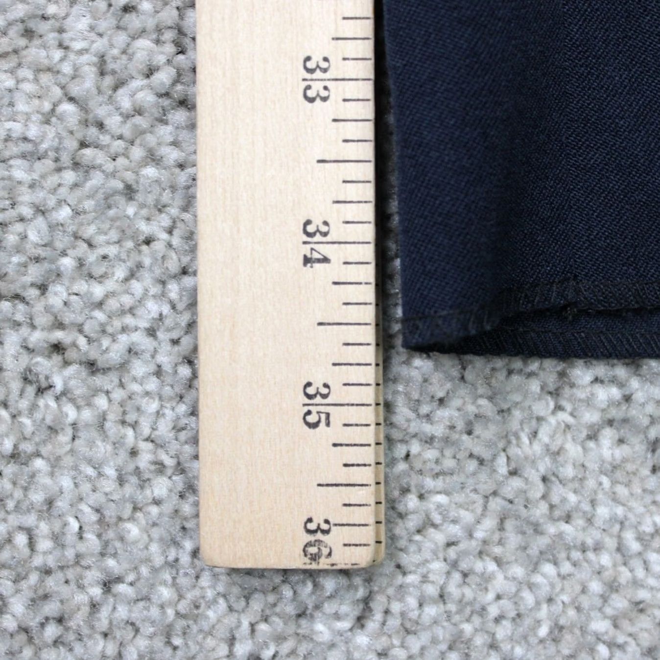 Vintage Blauer Pants Womens 18 Dark Navy Blue NWT 38W Unhemmed 4 Pocket Polyester Pants Size 40" / US 18 - 3 Thumbnail
