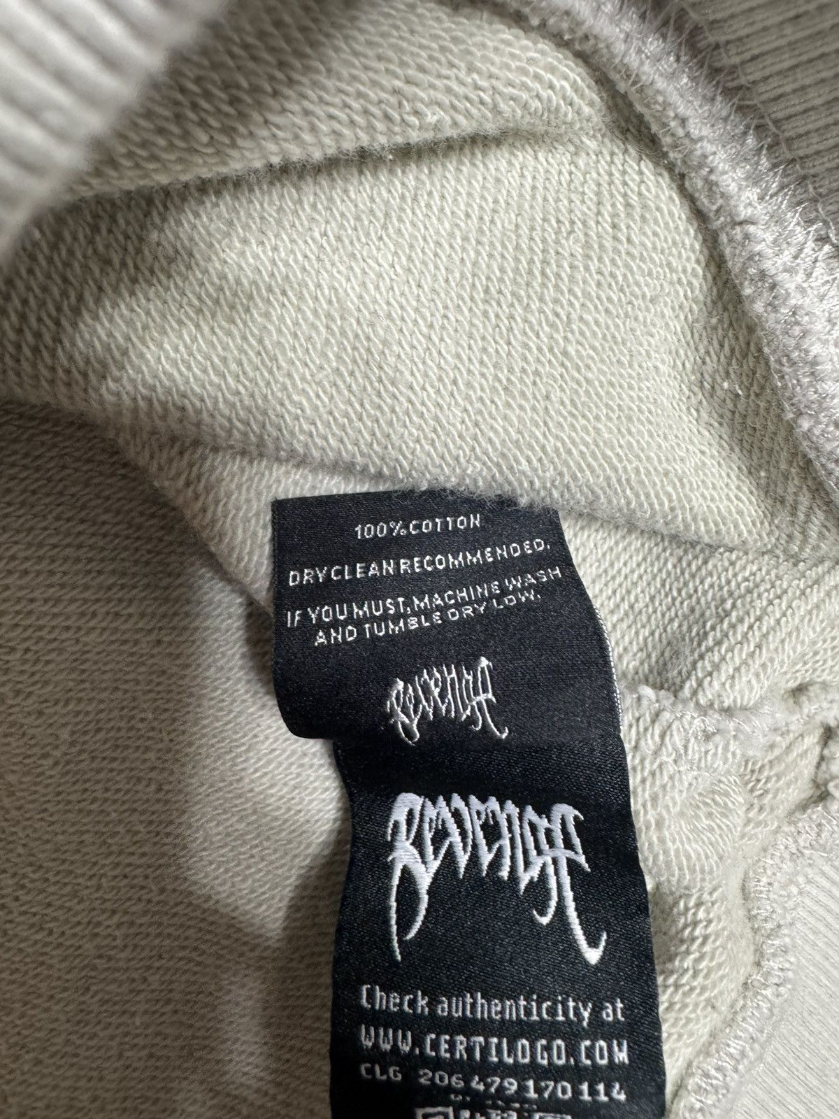 Revenge Revenge X Mugshot Hoodie Cement Size US XL / EU 56 / 4 - 6 Thumbnail