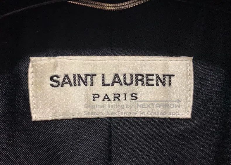Saint Laurent Paris Saint Laurent Paris Silver Red Metallic Stripe Suit Size US S / EU 44-46 / 1 - 3 Thumbnail