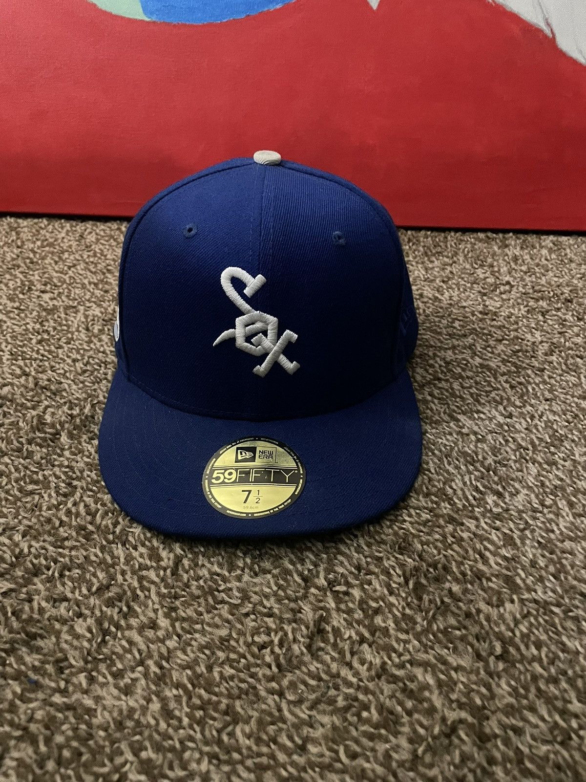 Hat Club Royal Blue Chicago White Sox New Era 7 1/2 Fitted (Rare) Size ONE SIZE - 2 Thumbnail