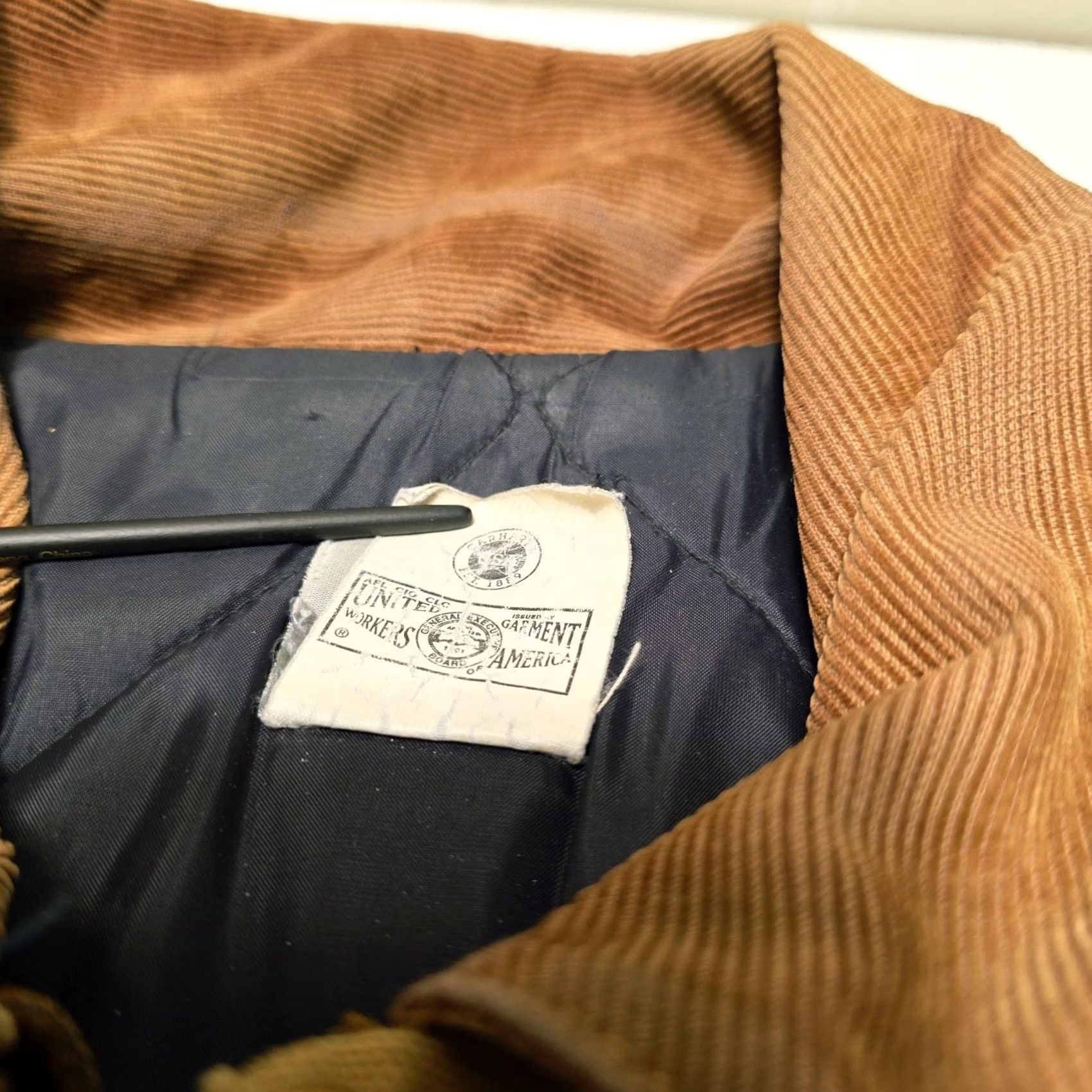 Carhartt VINTAGE Carhartt Mens Quilted Lined Canvas Jacket 2XL C03-BRN USA Made Jacket Coat Mens Black? Brown? Size US XXL / EU 58 / 5 - 7 Thumbnail