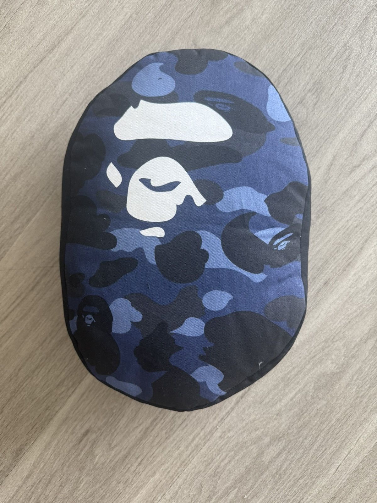 Bape Bape blue camo ape head pillow Size ONE SIZE - 1 Thumbnail
