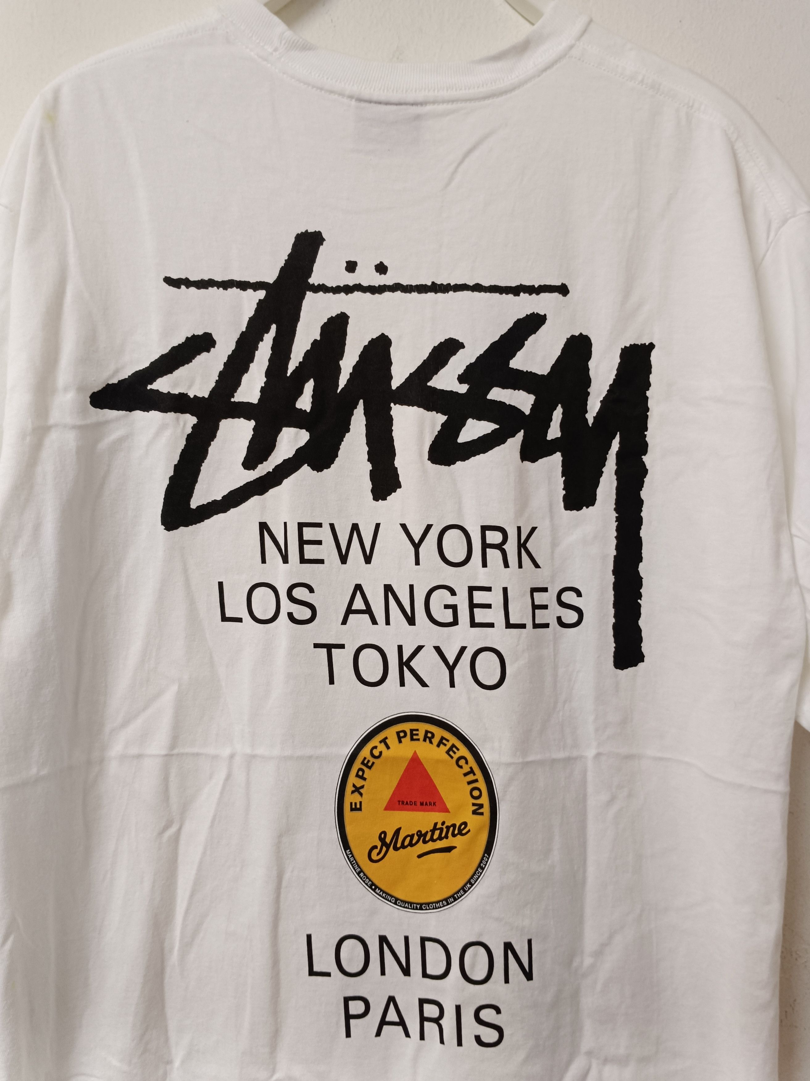 Hypebeast Rare Stussy X Martine Rose 40th Anniversary Tshirt Size US L / EU 52-54 / 3 - 2 Thumbnail