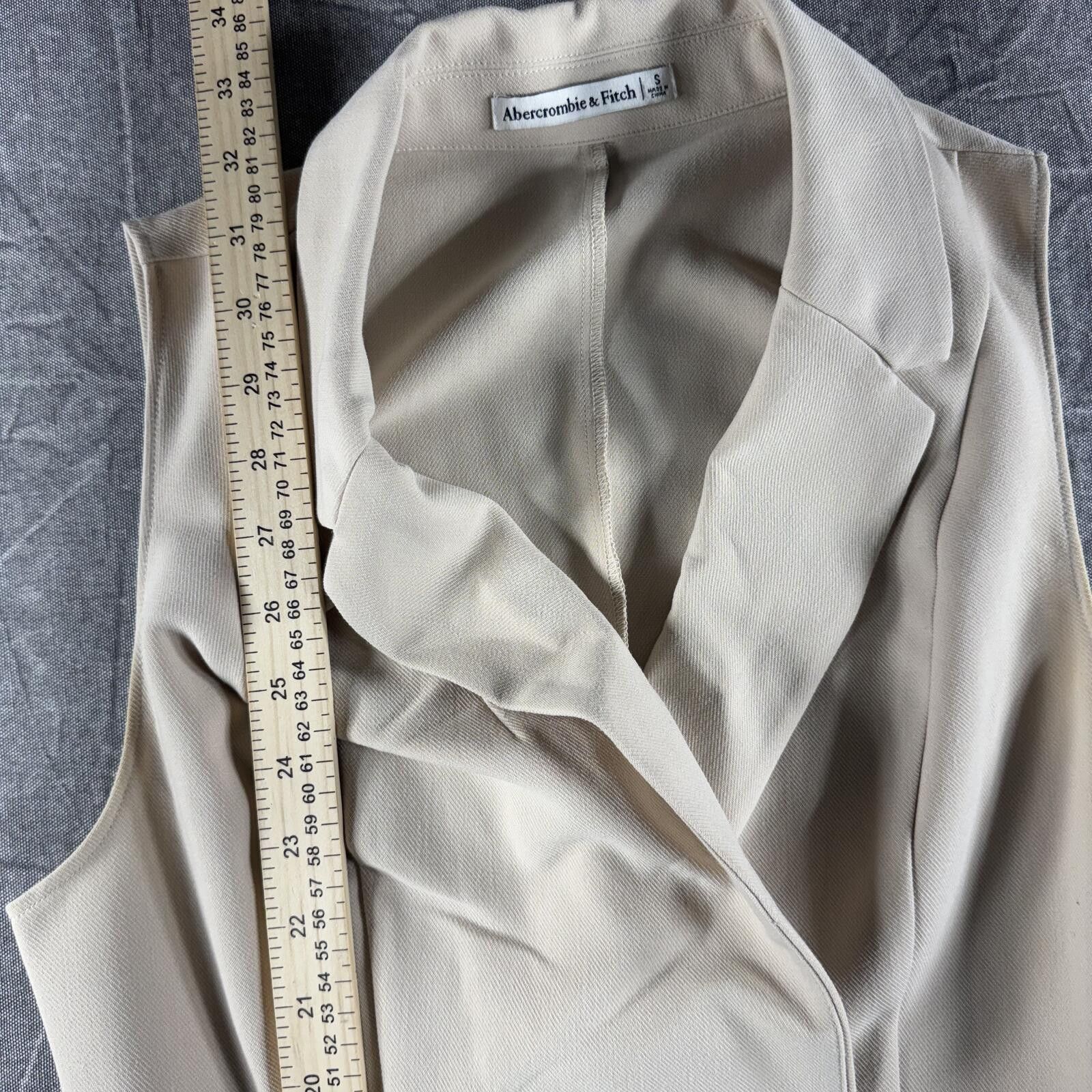 Abercrombie & Fitch Abercrombie Dress Women's S Beige Mini Tall Size S / US 4 / IT 40 - 4 Thumbnail