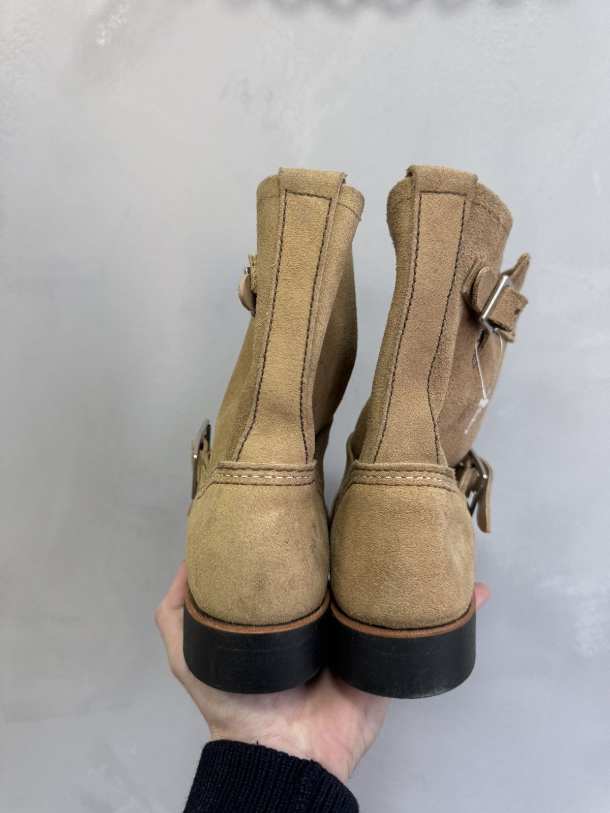 SWEAR London × Vintage Red Wing suede made in USA leather boots 3358 Size US 7 / IT 37 - 3 Thumbnail