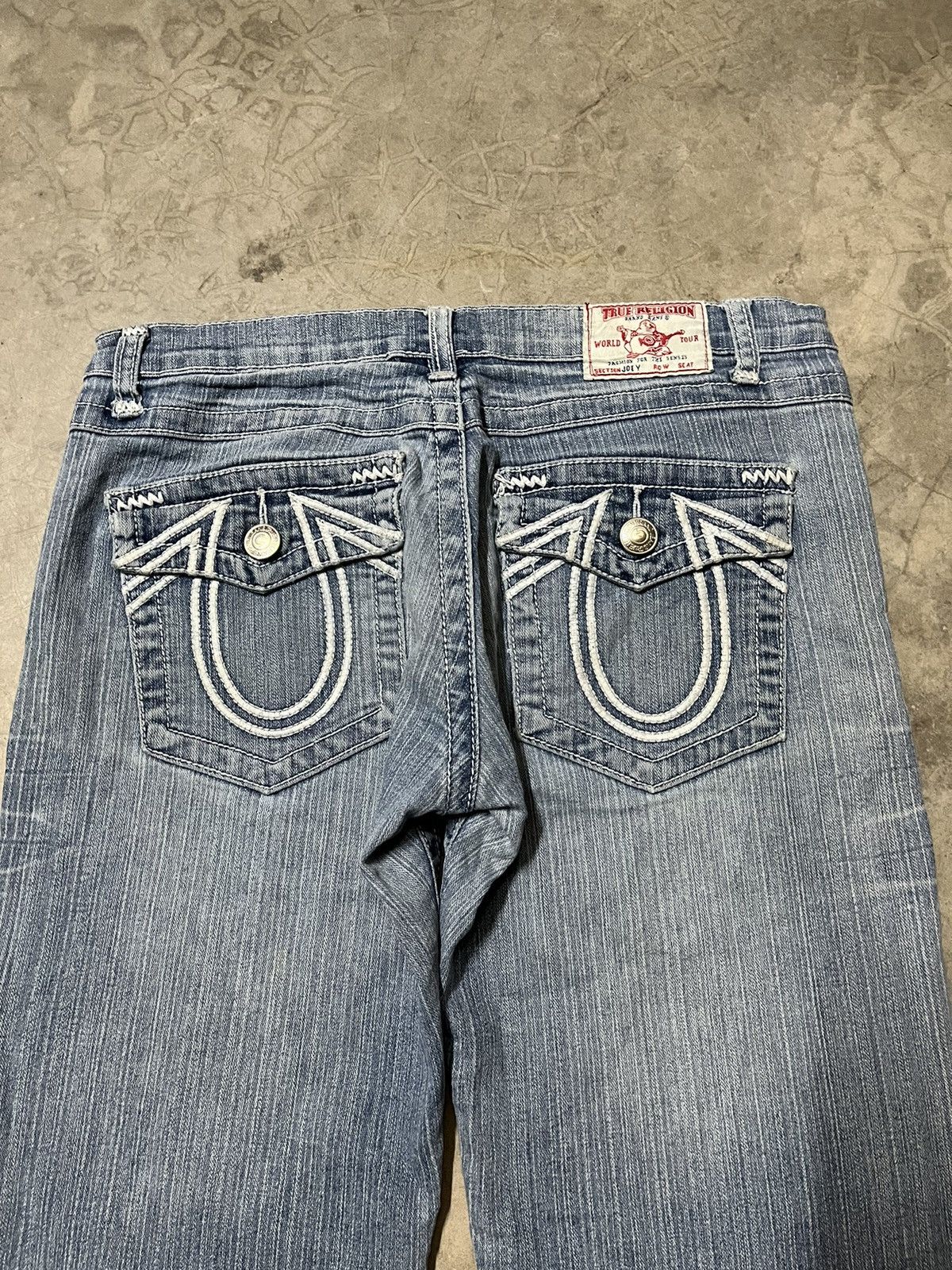 True Religion Vintage True religion faded blue section Joey low rise denim Size US 30 / EU 46 - 3 Thumbnail