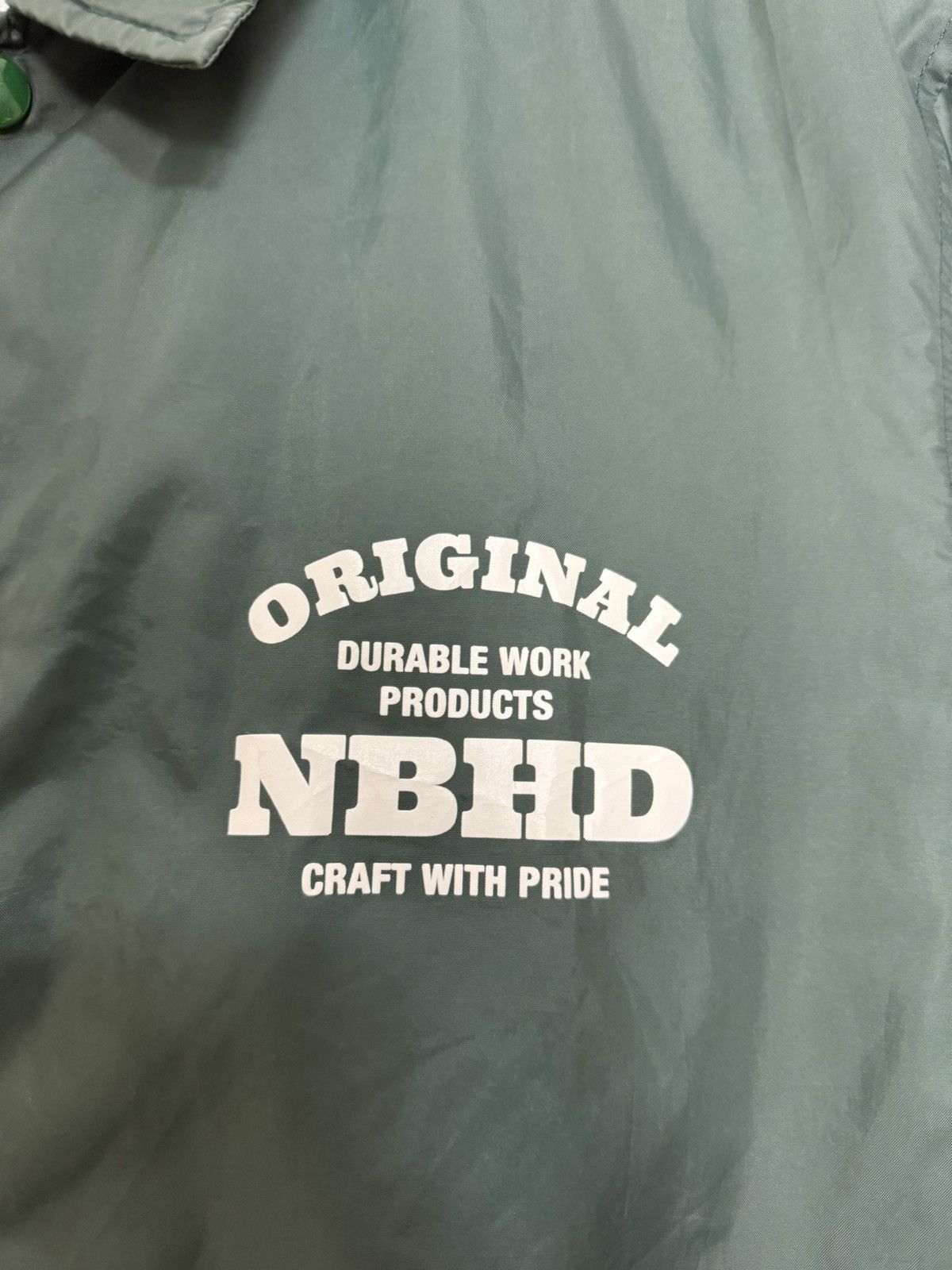 Neighborhood NEIGHBORHOOD Japan Workwear Coach Jacket OG NBHD Green Size US M / EU 48-50 / 2 - 3 Thumbnail