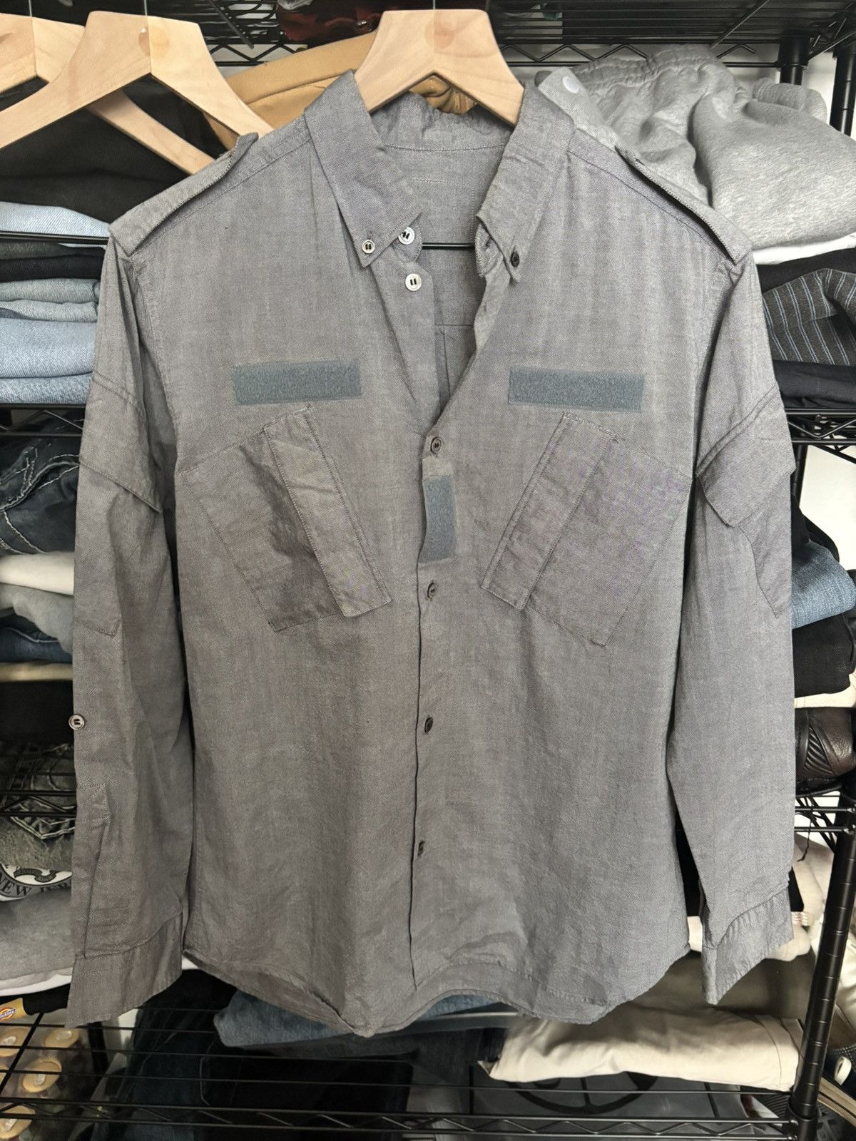 Comme des Garcons Comme des Garçons AD2009 military style long-sleeve shirt M Size US M / EU 48-50 / 2 - 1 Thumbnail