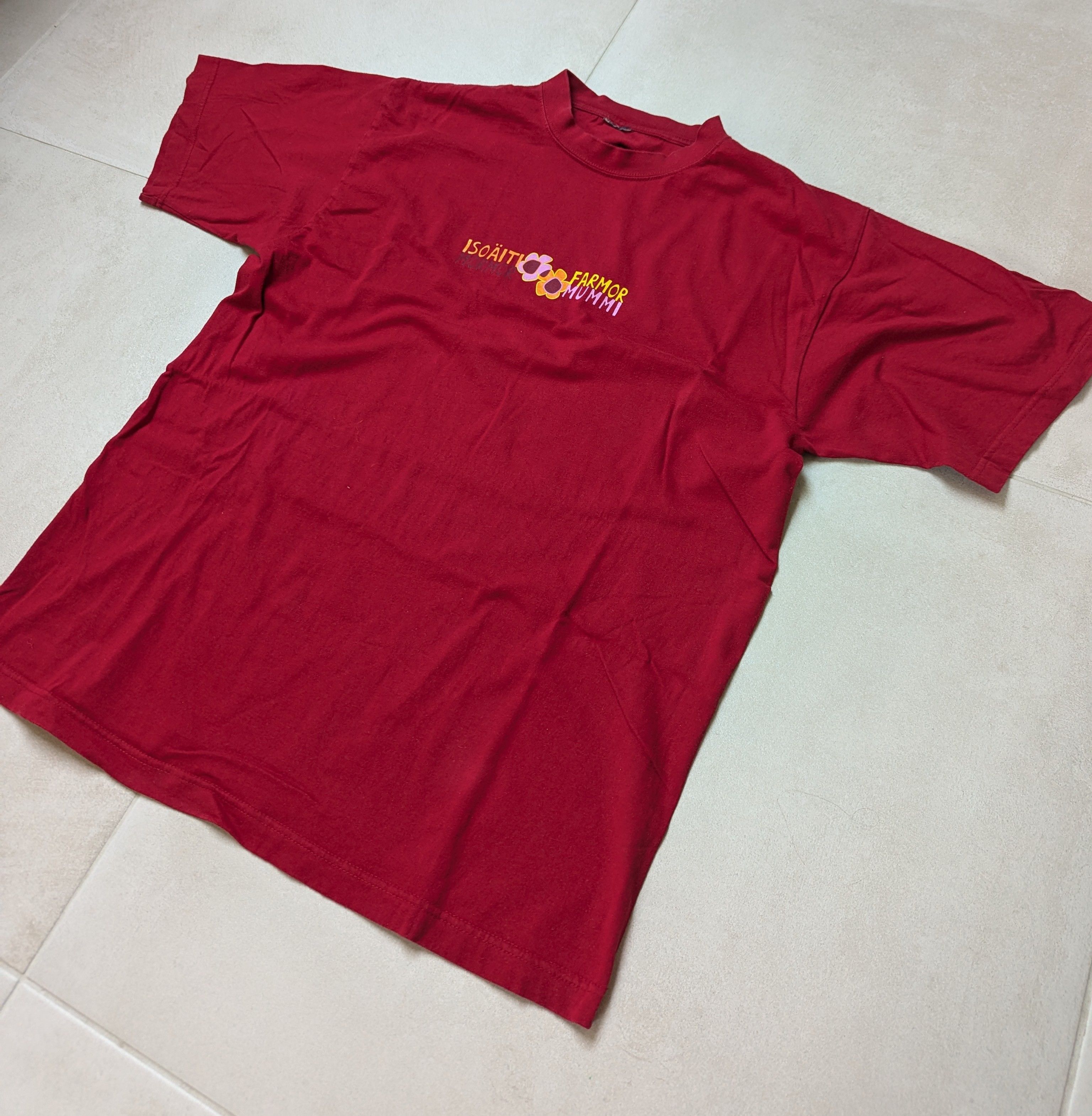 Other × Vintage Vintage Oversized Red T-Shirt Size US L / EU 52-54 / 3 - 2 Thumbnail