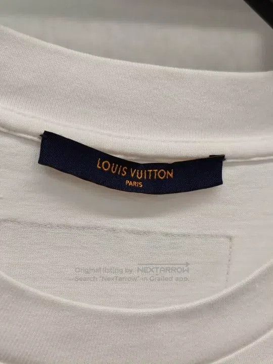 Louis Vuitton Louis Vuitton Embroidered monogrammed white short sleeve T Size US L / EU 52-54 / 3 - 3 Thumbnail