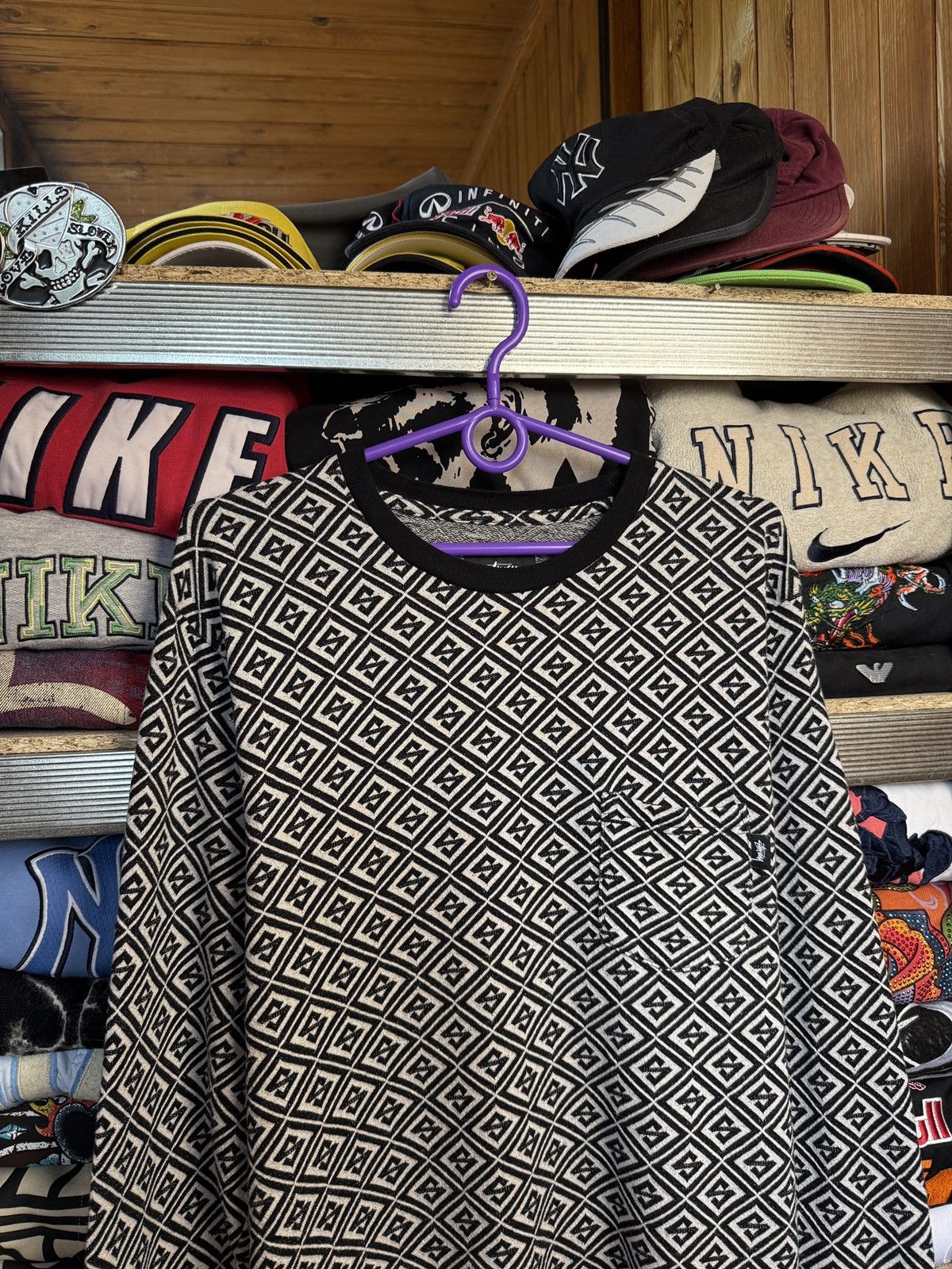 Stussy Men’s Vintage Stussy Sweatshirt Crewneck Mongram Logo Size US M / EU 48-50 / 2 - 3 Thumbnail