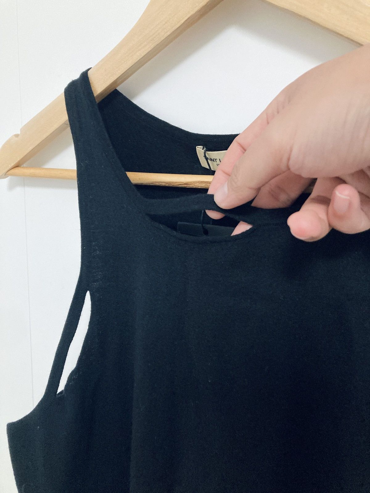 Saint Laurent Paris SAINT LAURENT PARIS BY HEDI SLIMANE 13SS DISTRESSED TANK Size US S / EU 44-46 / 1 - 3 Thumbnail
