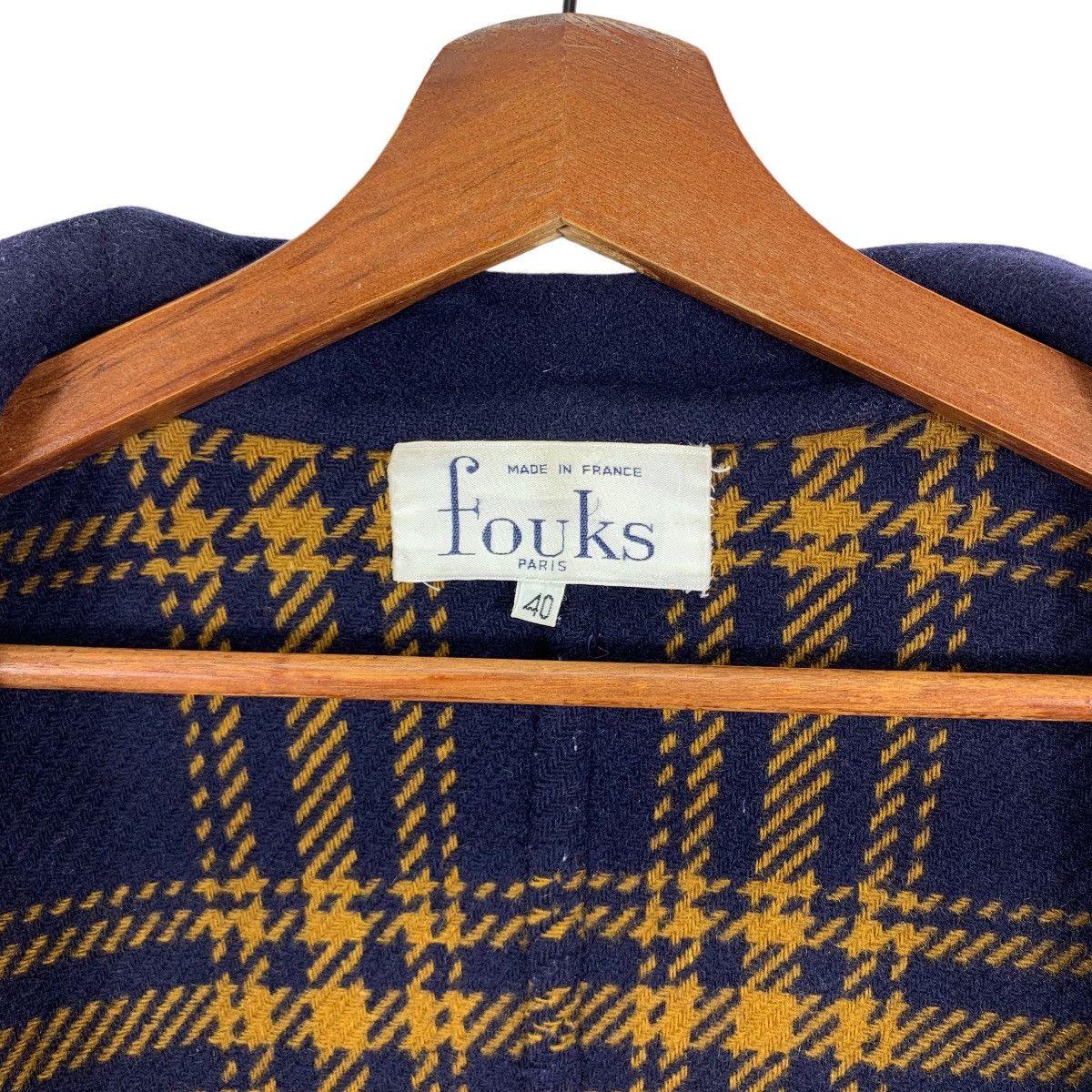 Designer × Vintage 🔥🔥VINTAGE DESIGNER FOUKS PARIS LONG COAT Size M / US 6-8 / IT 42-44 - 4 Thumbnail