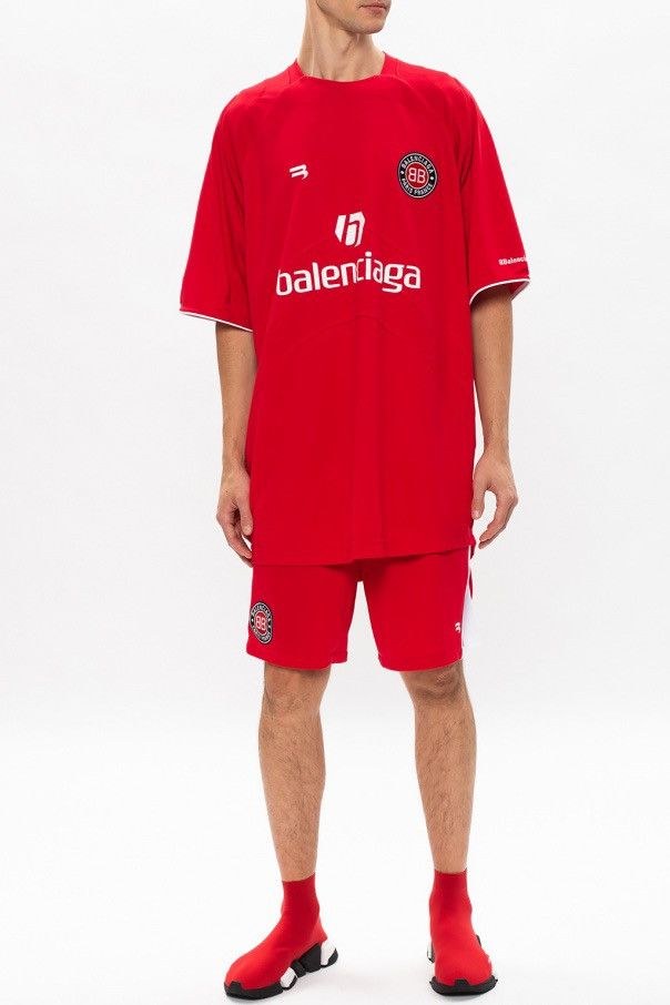 Balenciaga Balenciaga Soccer Oversized Jersey Size US S / EU 44-46 / 1 - 3 Thumbnail