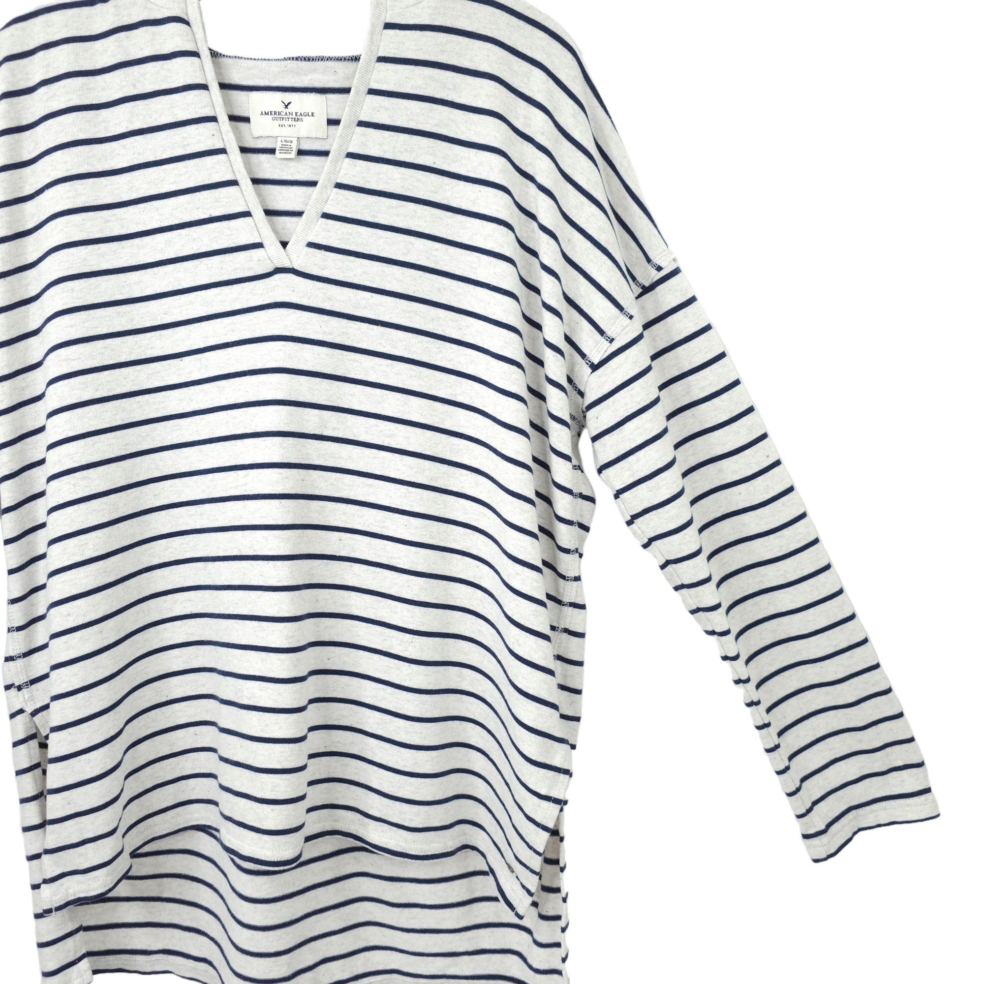 American Eagle Outfitters American Eagle V Neck Pullover Hoodie Sweater Womens Size L Size L / US 10 / IT 46 - 13 Thumbnail