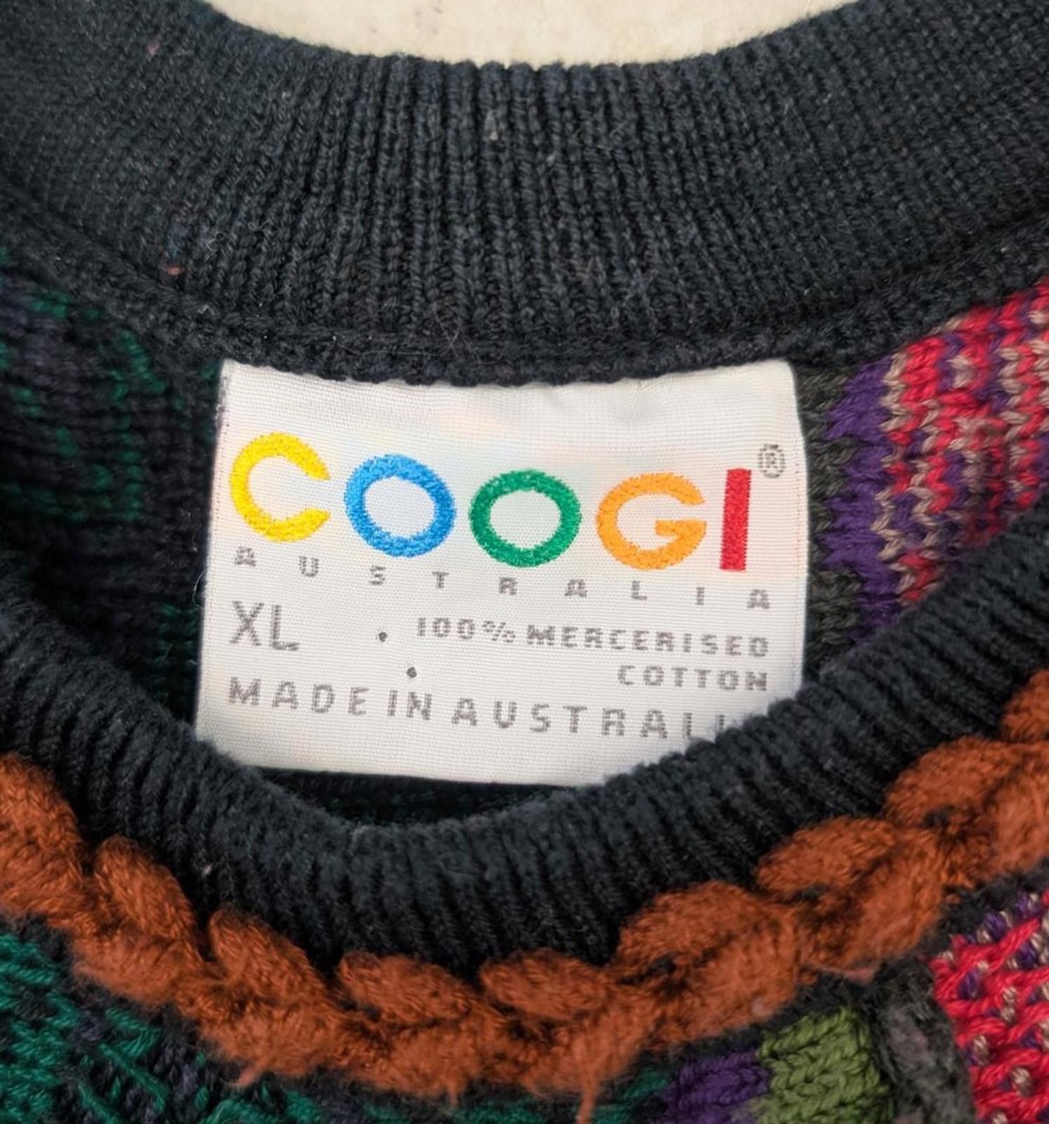 Coogi Vintage 90s Coogi Australia Rare Pattern 3D Knit Sweater XL Size US XL / EU 56 / 4 - 5 Thumbnail