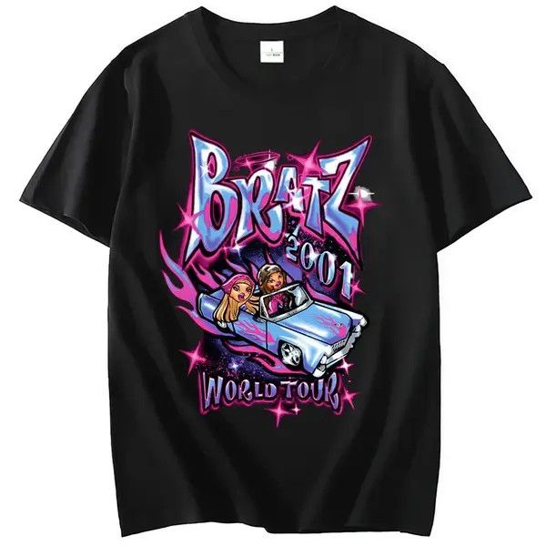 VIBE Y2K Bratz Graphic Printed Short Sleeve T-Shirts Size US L / EU 52-54 / 3 - 2 Thumbnail