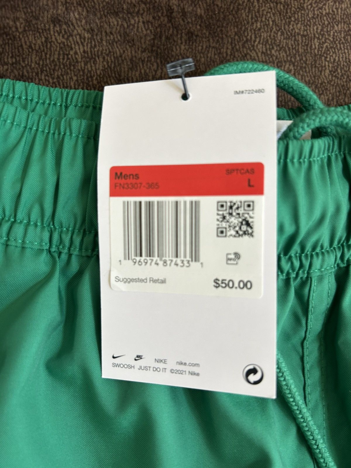 Nike Nike Club Woven Men’s Short Green Size Large Size US 34 / EU 50 - 3 Thumbnail
