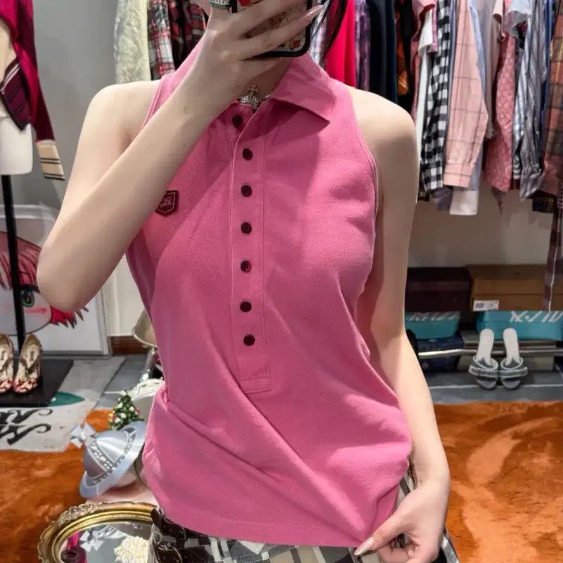 Burberry Burberry Pink Cotton Mid-Length T-Shirt Size M / US 6-8 / IT 42-44 - 1 Thumbnail