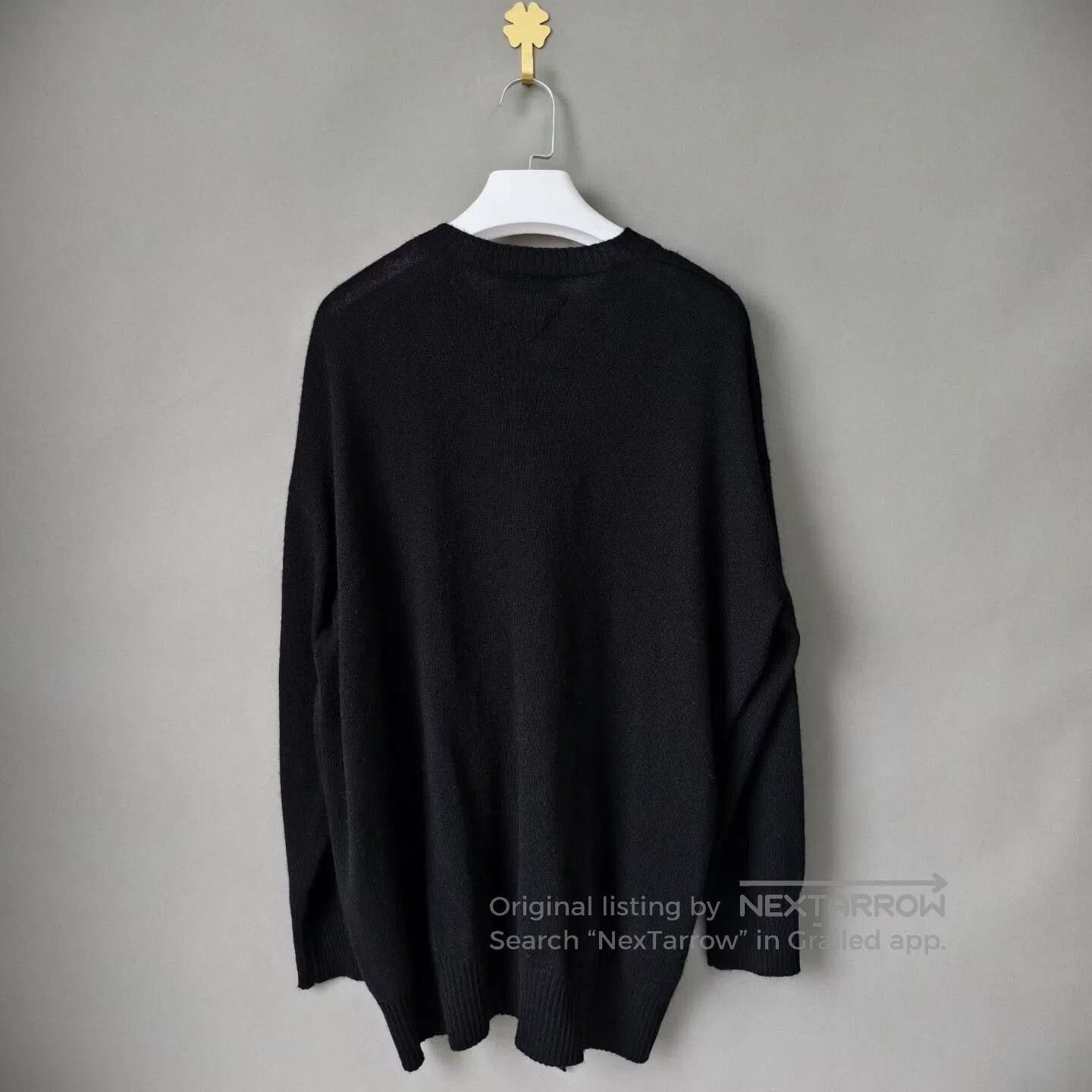 Prada prada black cashmere sweater with logo. Size S / US 4 / IT 40 - 2 Thumbnail