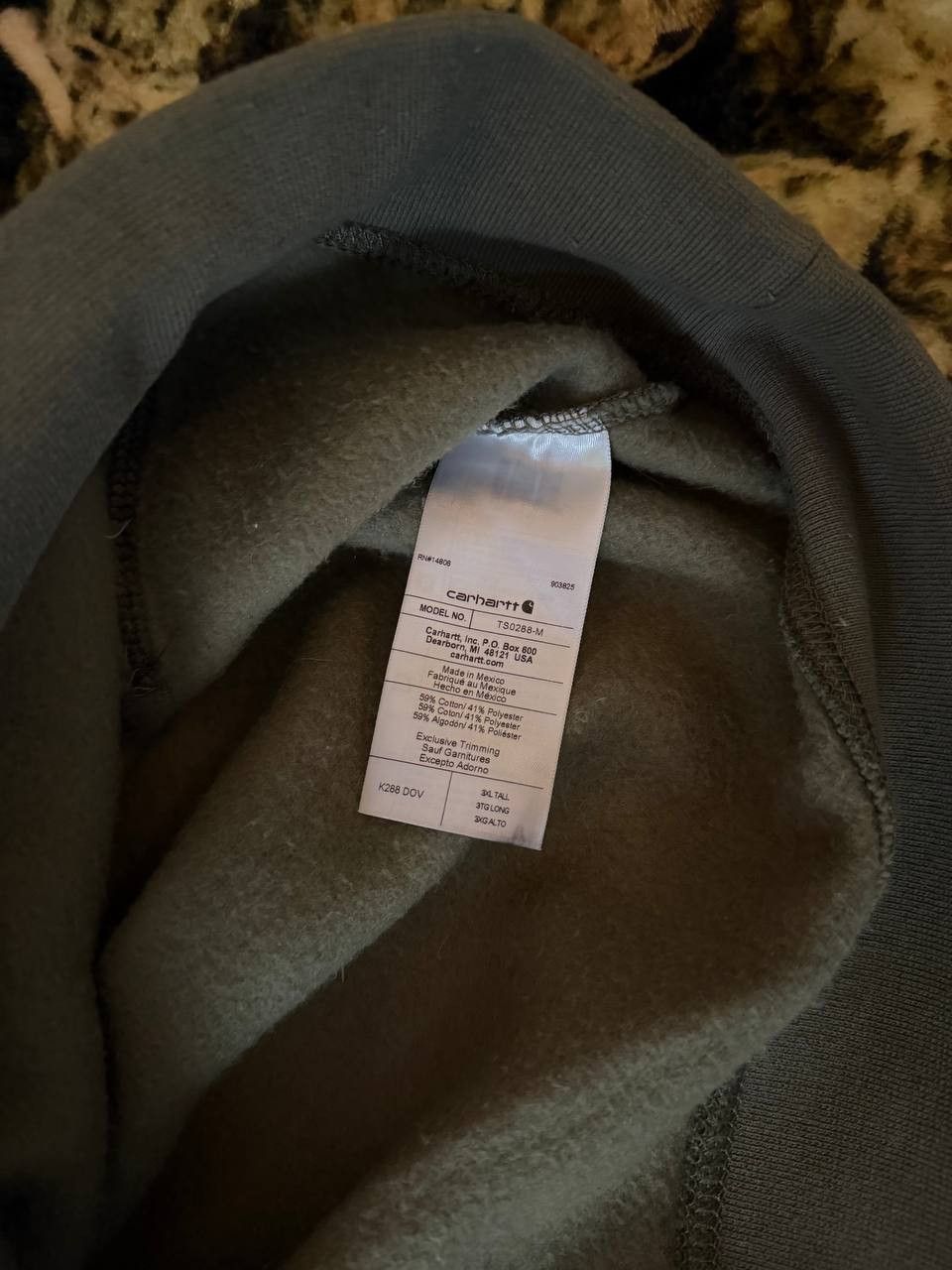 Carhartt Carhartt olive pull over hoodie Size US XXL / EU 58 / 5 - 7 Thumbnail