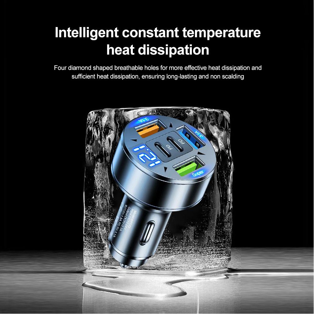 Other 250W 5 Ports Car Charger Fast iPhone Samsung Huawei Xiaomi Size ONE SIZE - 5 Thumbnail