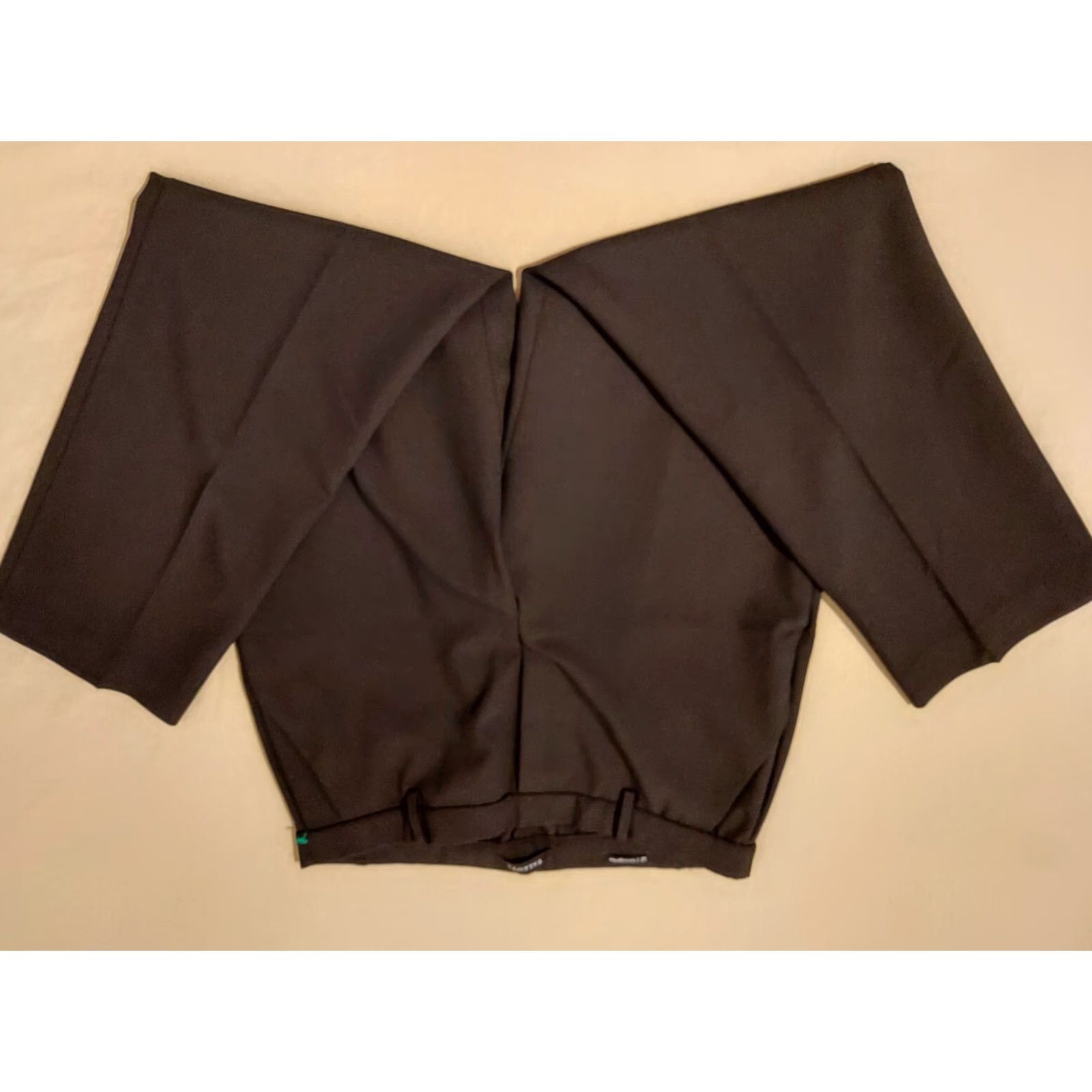 Talbots Womens Talbots Dress Pants 12 Black Slacks Chino Trouser Khaki Regular Size Pants Dress Womens Talbots Black 12 Size 34" / US 12 / IT 48 - 2 Thumbnail