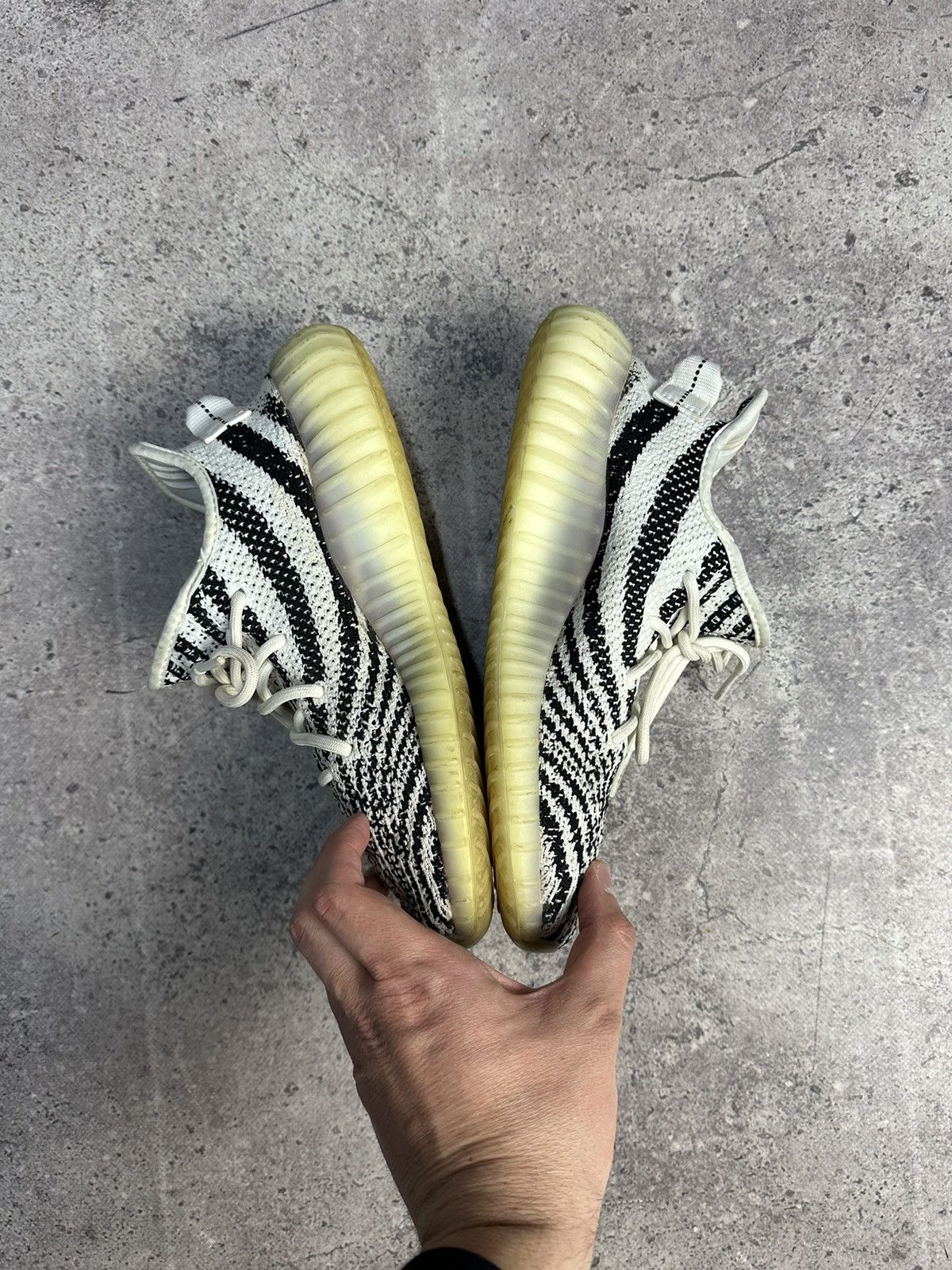 Adidas × Vintage × Yeezy Vintage Adidas Yeezy 350 V2 Zebra Y2K Archival Kanye West Size US 7 / EU 40 - 4 Thumbnail