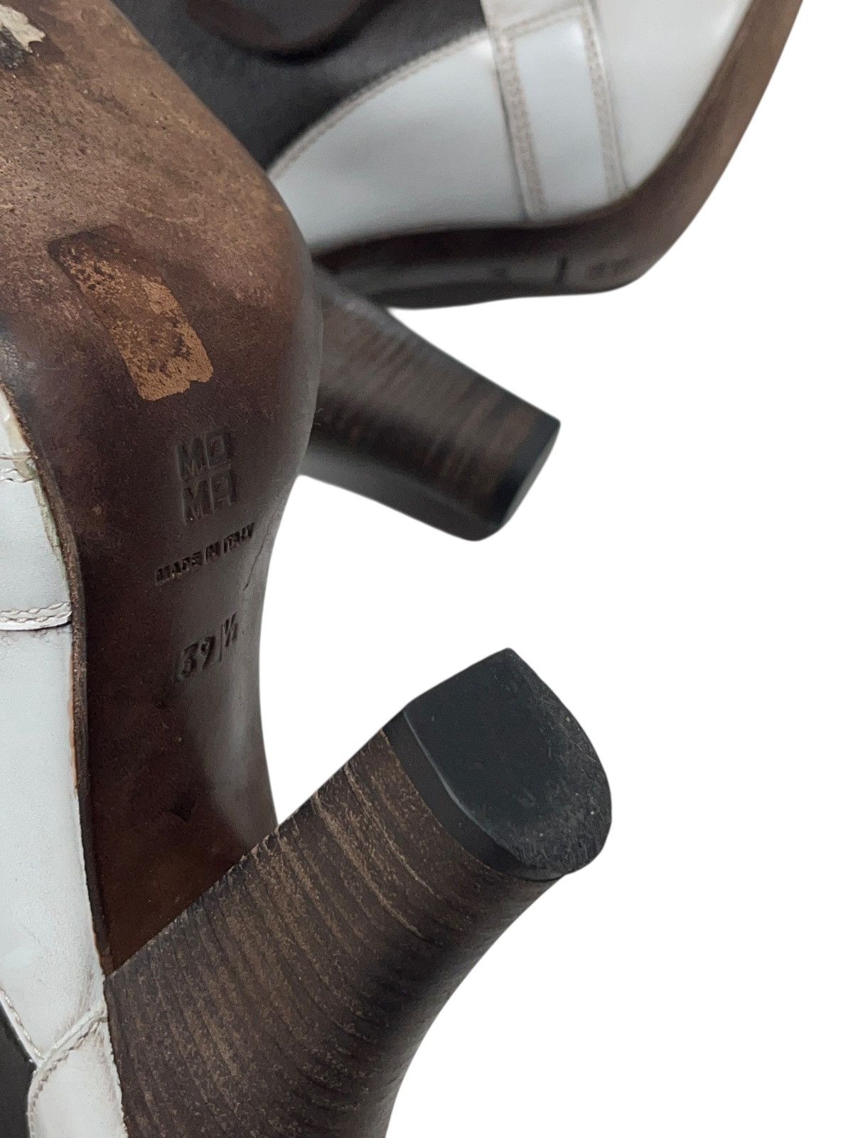 MoMA × Vintage Vintage MoMa Leather Fur Heels Boots Avant Garde Italy Size US 9.5 / IT 39.5 - 11 Thumbnail