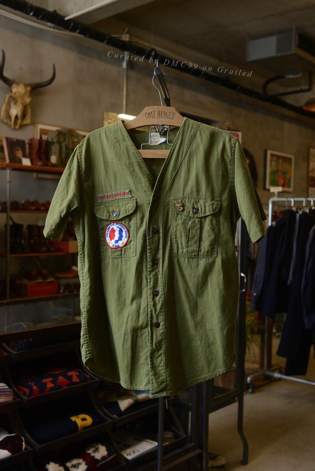 Vintage 1950s BSA Official Boy Scout Shirt Size US M / EU 48-50 / 2 - 1 Thumbnail