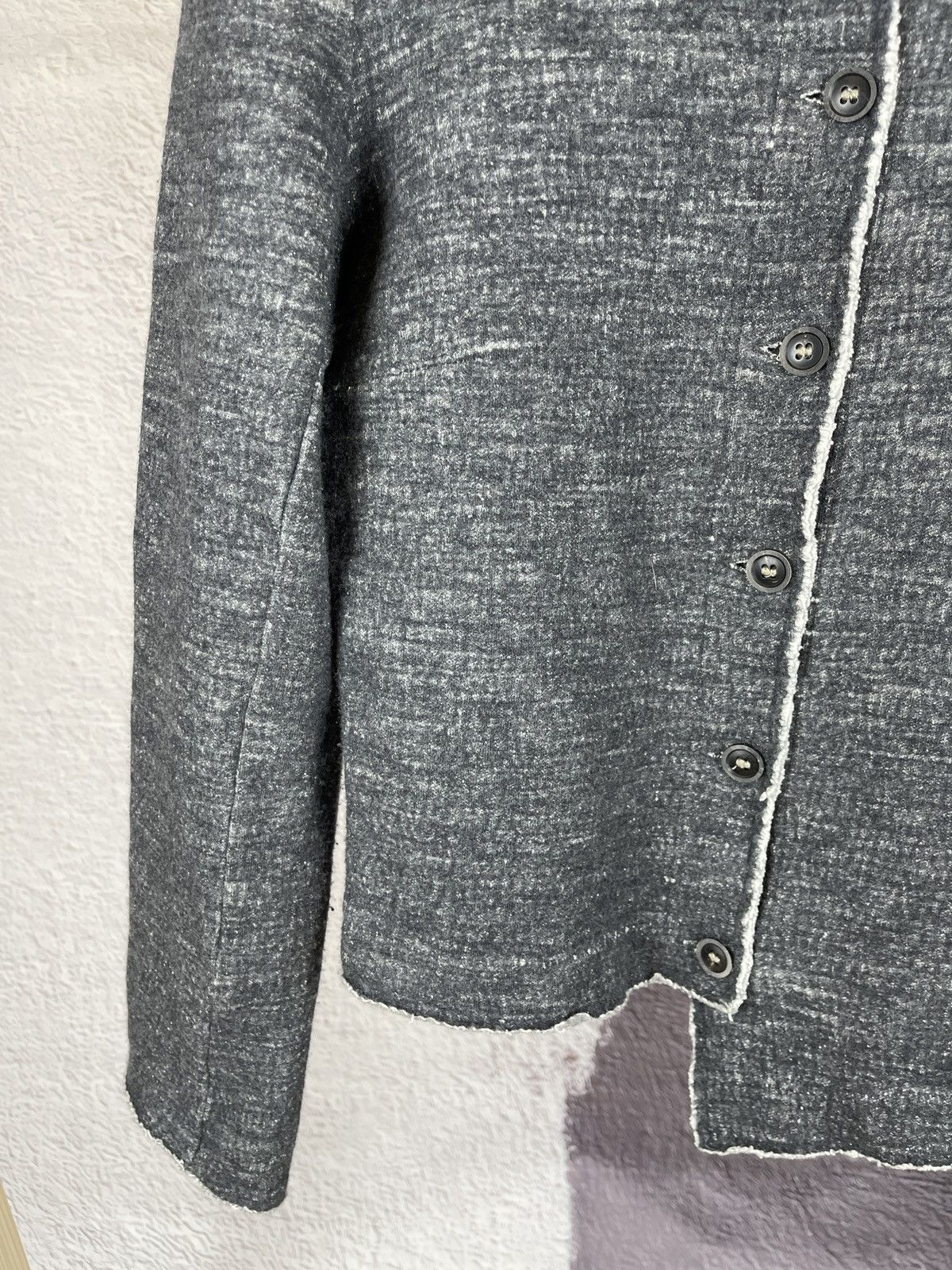 Other Jayko Jayko asymmetric wool cotton grey jacket Size M / US 6-8 / IT 42-44 - 4 Thumbnail
