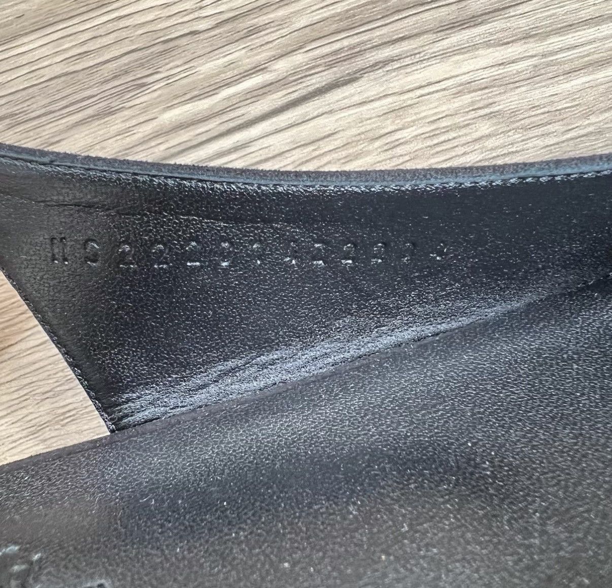 Hermes Hermes Black Crystal Pointed-toe Flat Shoes J41 Size US 6 / IT 36 - 7 Thumbnail