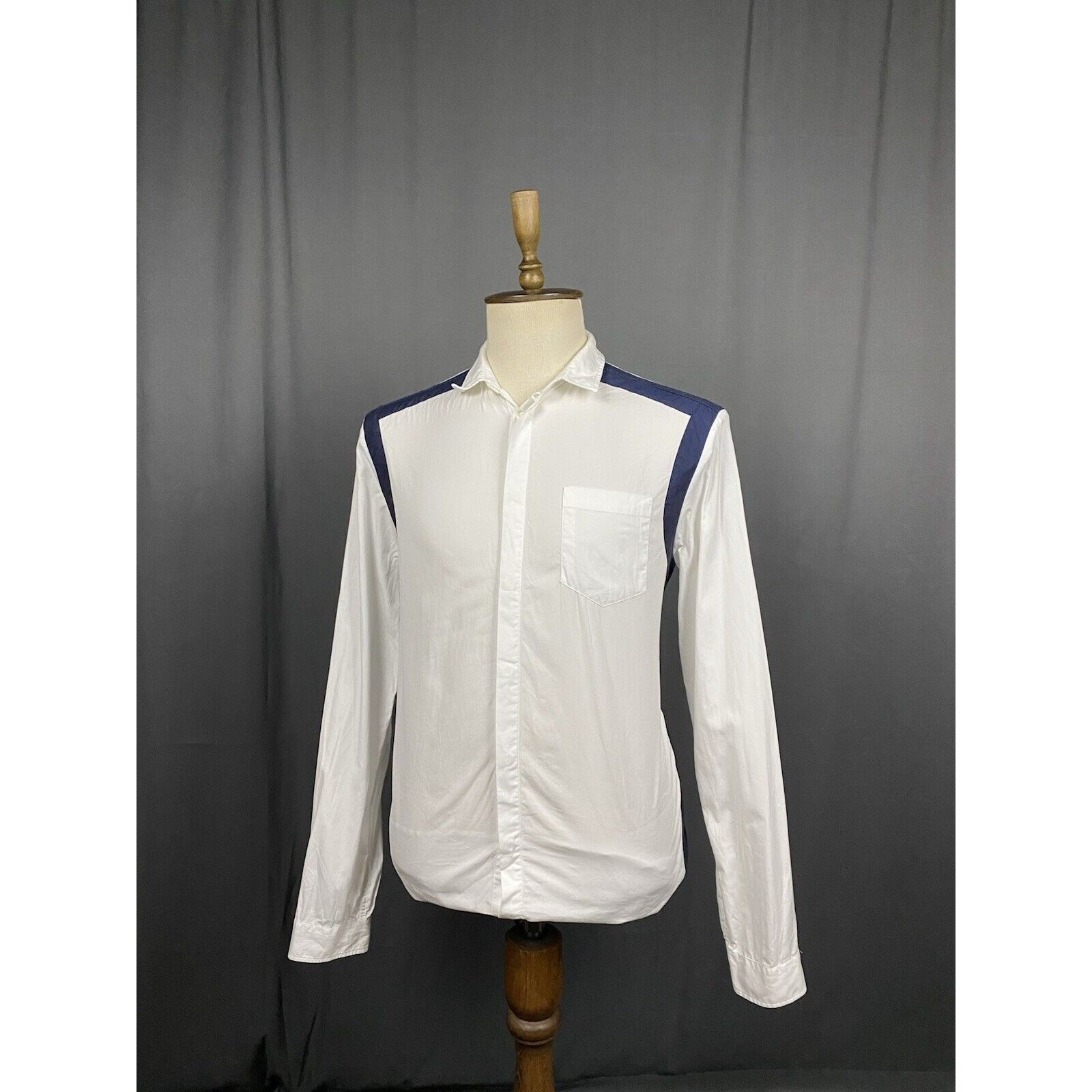 Pierre Balmain Pierre Balmain Men's White Longsleeve Dress Shirt Size 36/50 Size US M / EU 48-50 / 2 - 4 Thumbnail