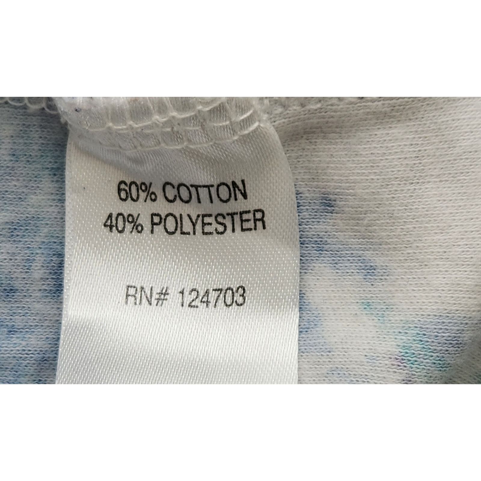 Other Rebecca Malone Blue White Floral Print Beading Detail Top M Size M / US 6-8 / IT 42-44 - 6 Thumbnail