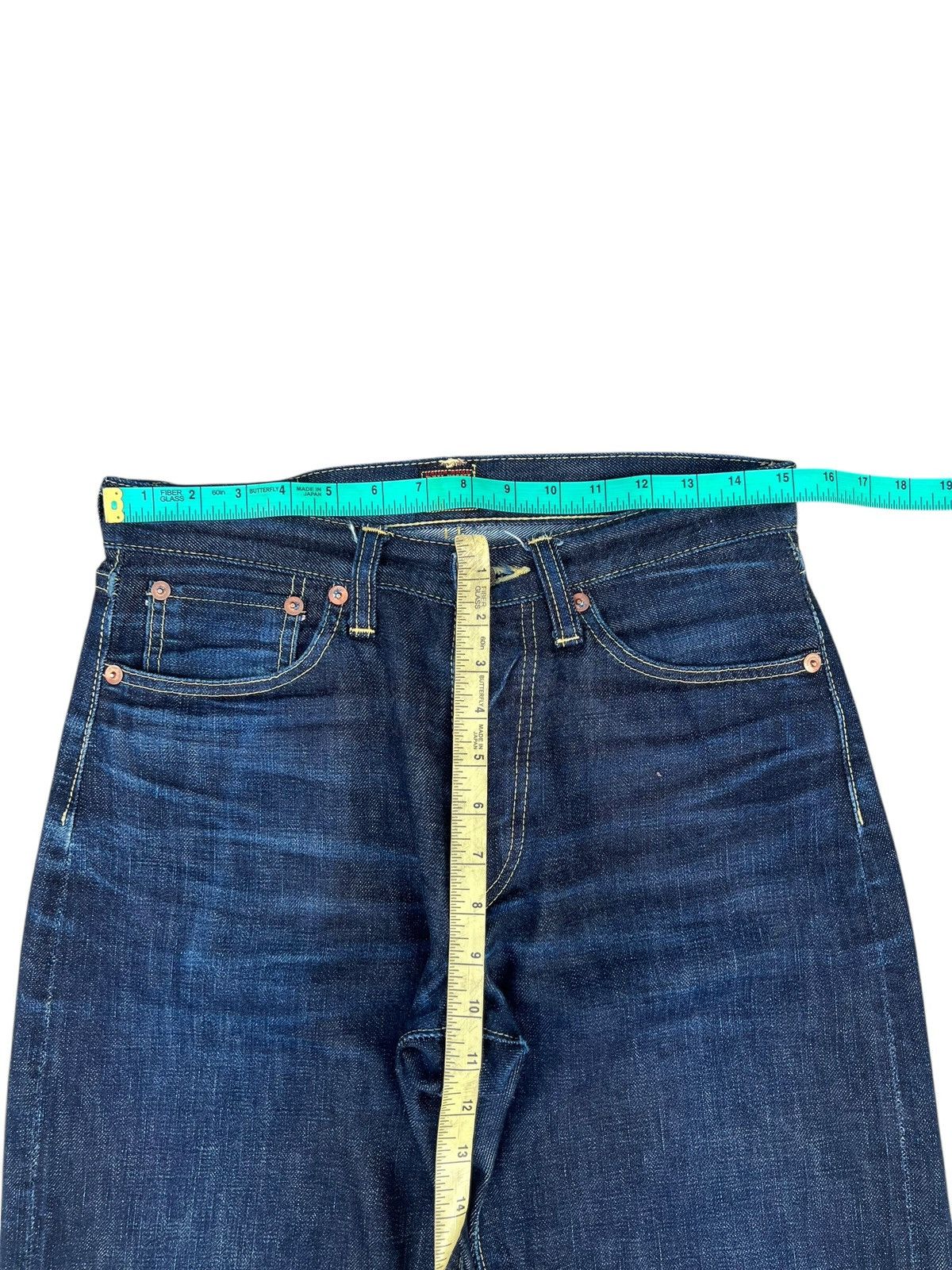 The Real McCoy's Vintage The Real McCoy Fade Blue Denim Selvedge Jeans Size US 30 / EU 46 - 4 Thumbnail