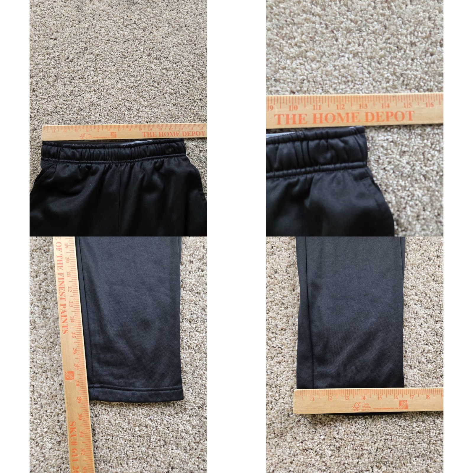 Nike Nike Dri-FIT Joggers Pants Mens Small Black Fleece Athletic Tapered Leg Size US 29 - 8 Thumbnail