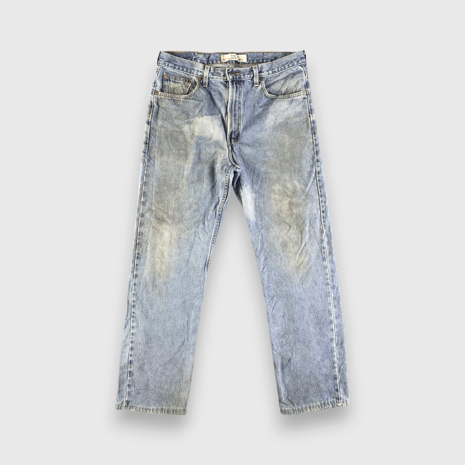 Levi's Vintage Blue Wash Levis 516 Jeans-J4183 Size US 35 - 1 Thumbnail