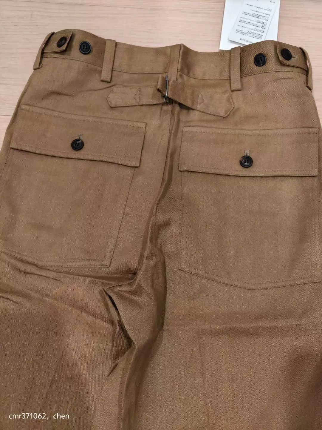 Visvim VISVIM 22SS ALDA PANTS (L/W) Khaki 1 Wool-Linen New Size US 30 / EU 46 - 5 Thumbnail