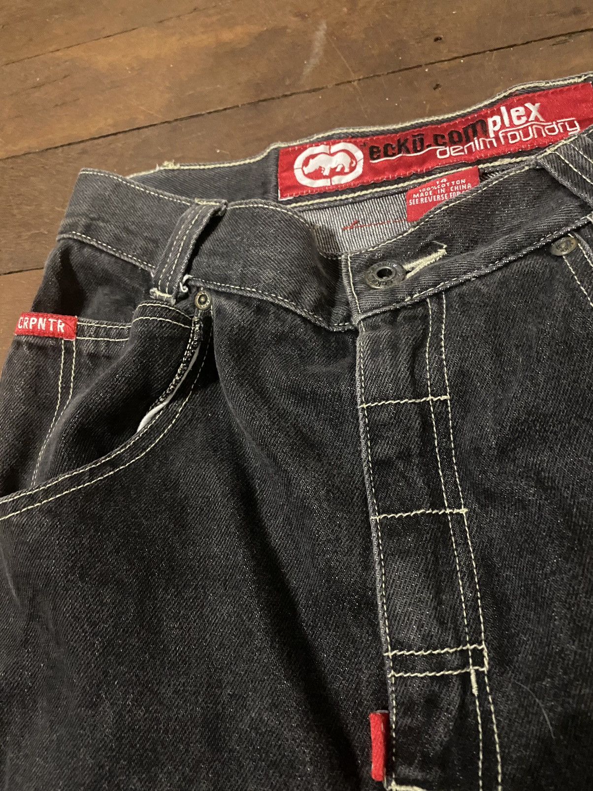 Ecko Unltd. Vintage 90’s/Y2K Ecko Unltd embroidered carpenter jeans Size US 26 / EU 42 - 5 Thumbnail