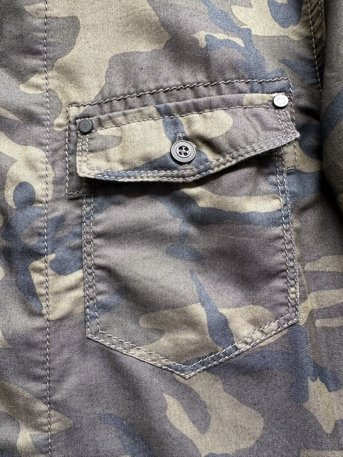 Nicole Club × Tornado Mart × Yasuyuki Ishii 2000's Nicole Club camo military shirt Size US M / EU 48-50 / 2 - 12 Thumbnail