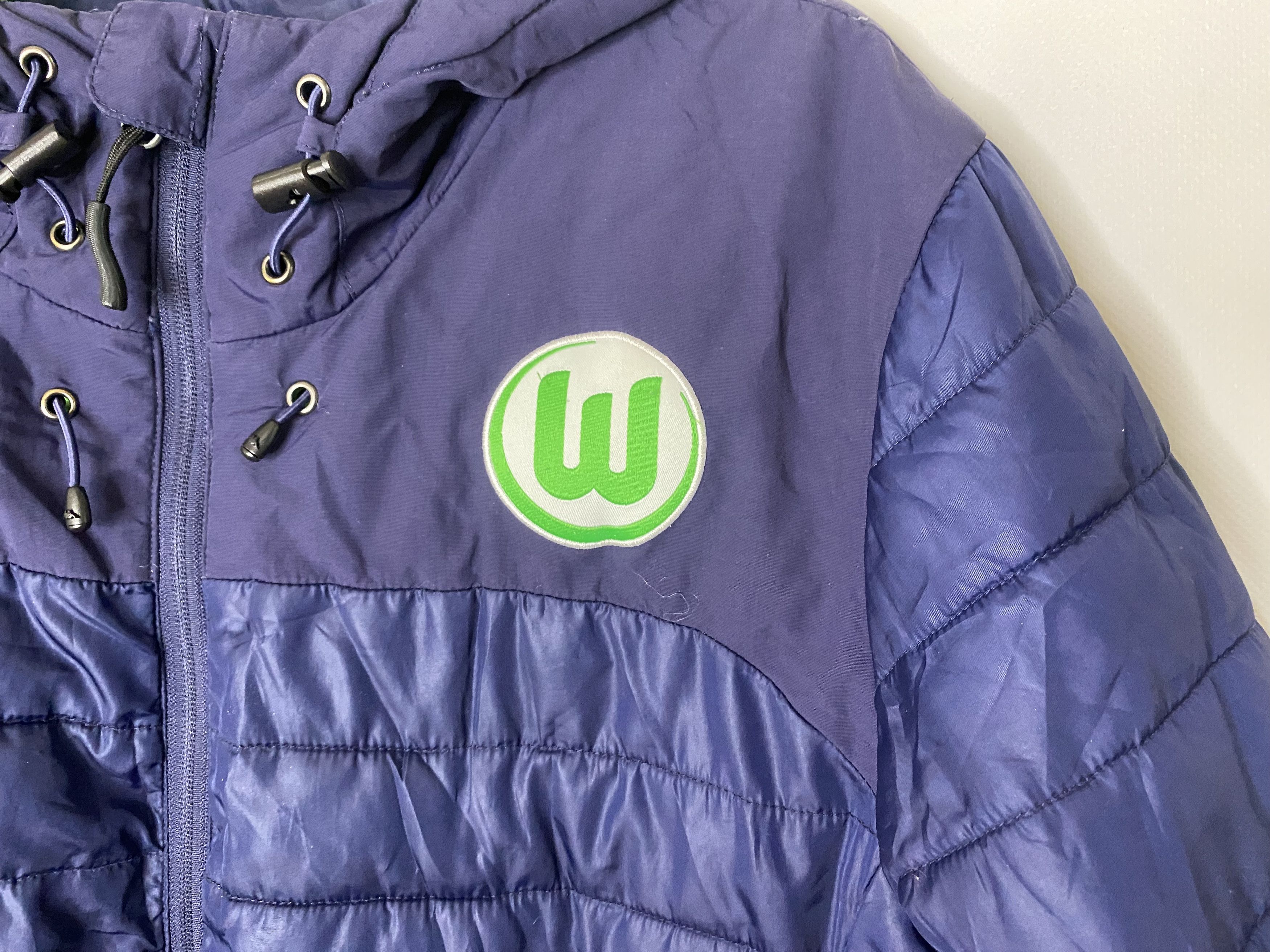 Kappa VFL WOLFSBURG TRAINING FOOTBALL SOCCER WINTER JACKET Size US L / EU 52-54 / 3 - 3 Thumbnail