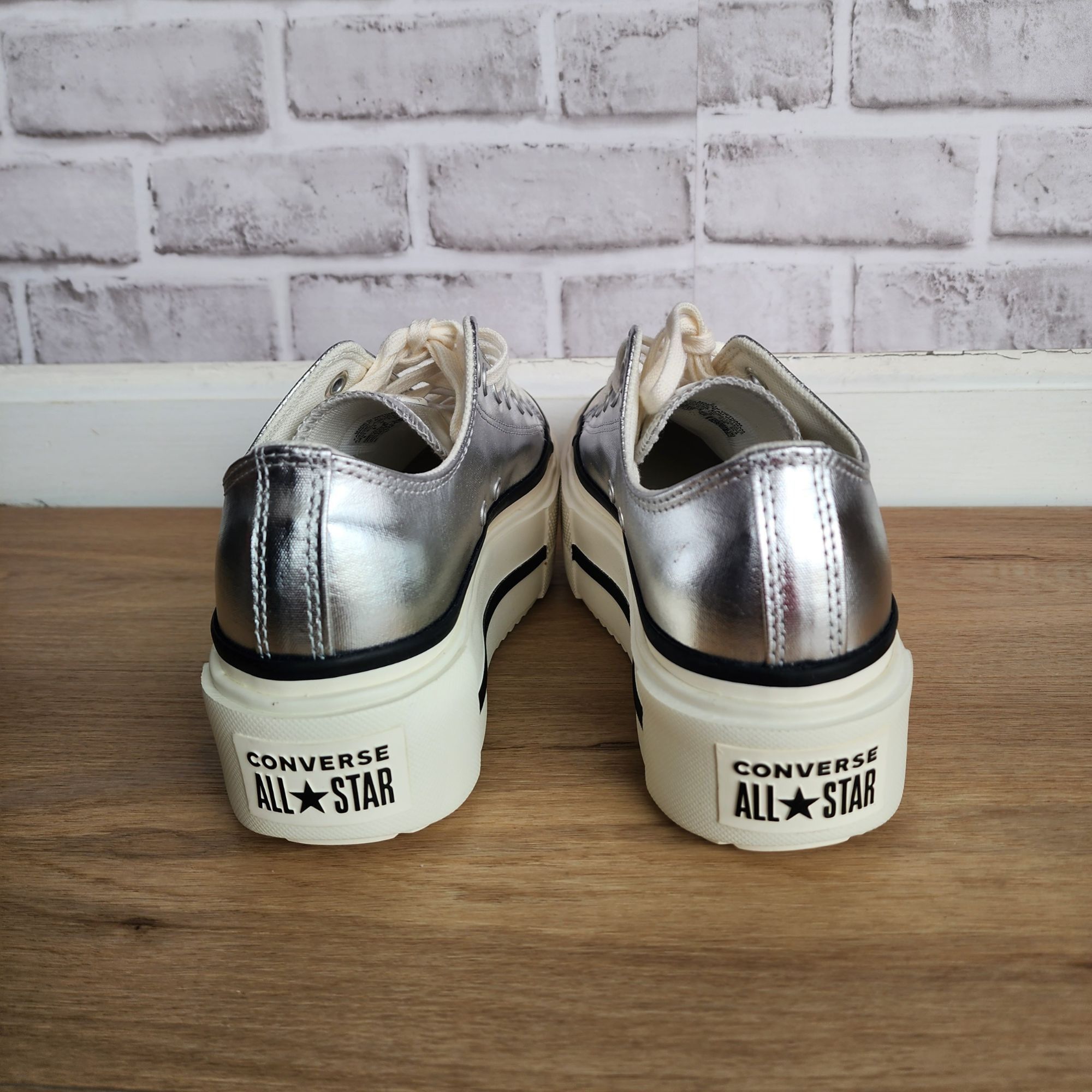 Converse ⭐Converse Chuck Taylor Lift Double Stack 10 Womens Shoes Sne Size US 9.5 / IT 39.5 - 9 Thumbnail