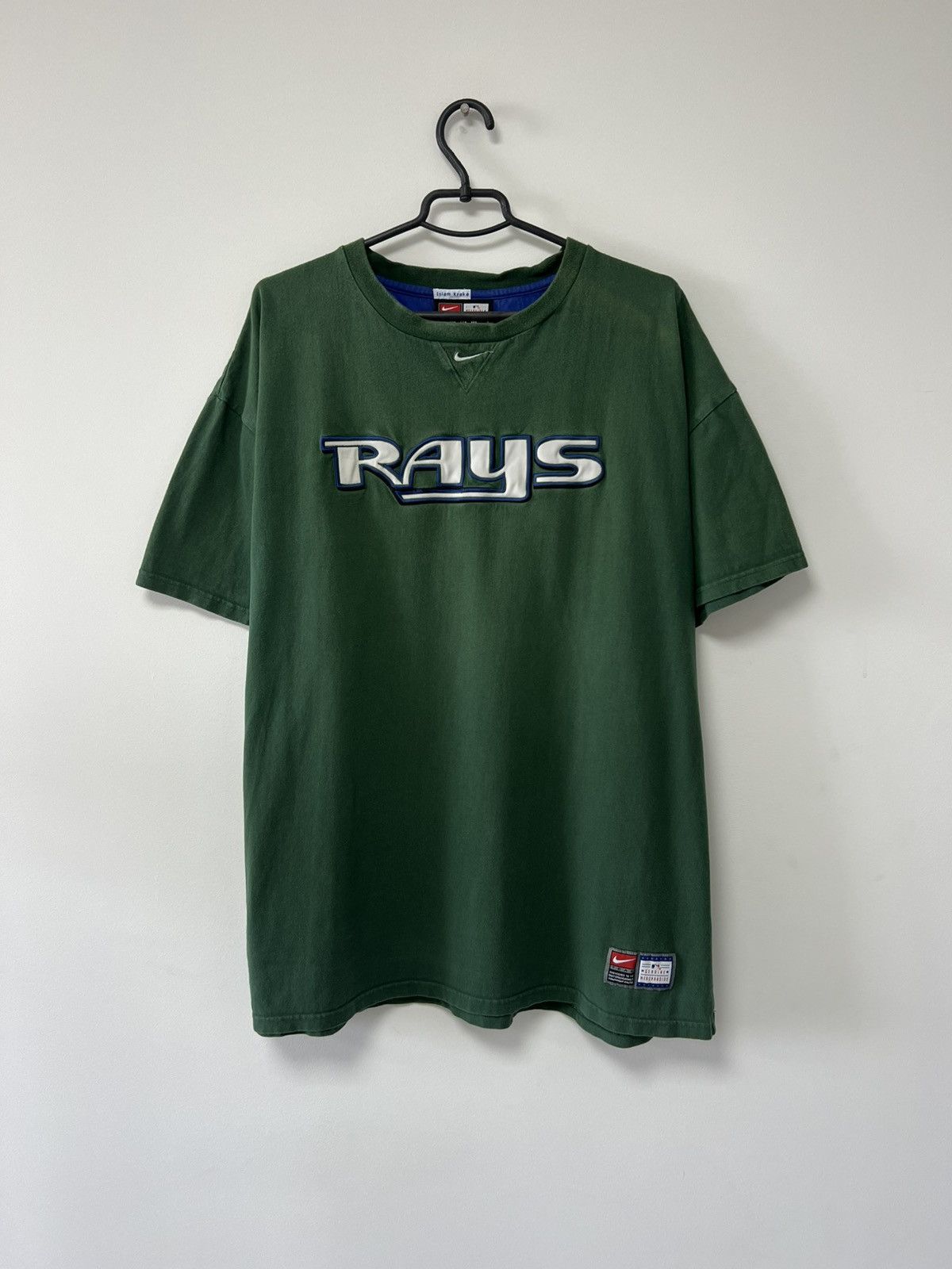 Nike Vintage 90's Tampa Bay Devil Rays Mlb T shirt Nike Team XXL Size US XXL / EU 58 / 5 - 2 Thumbnail