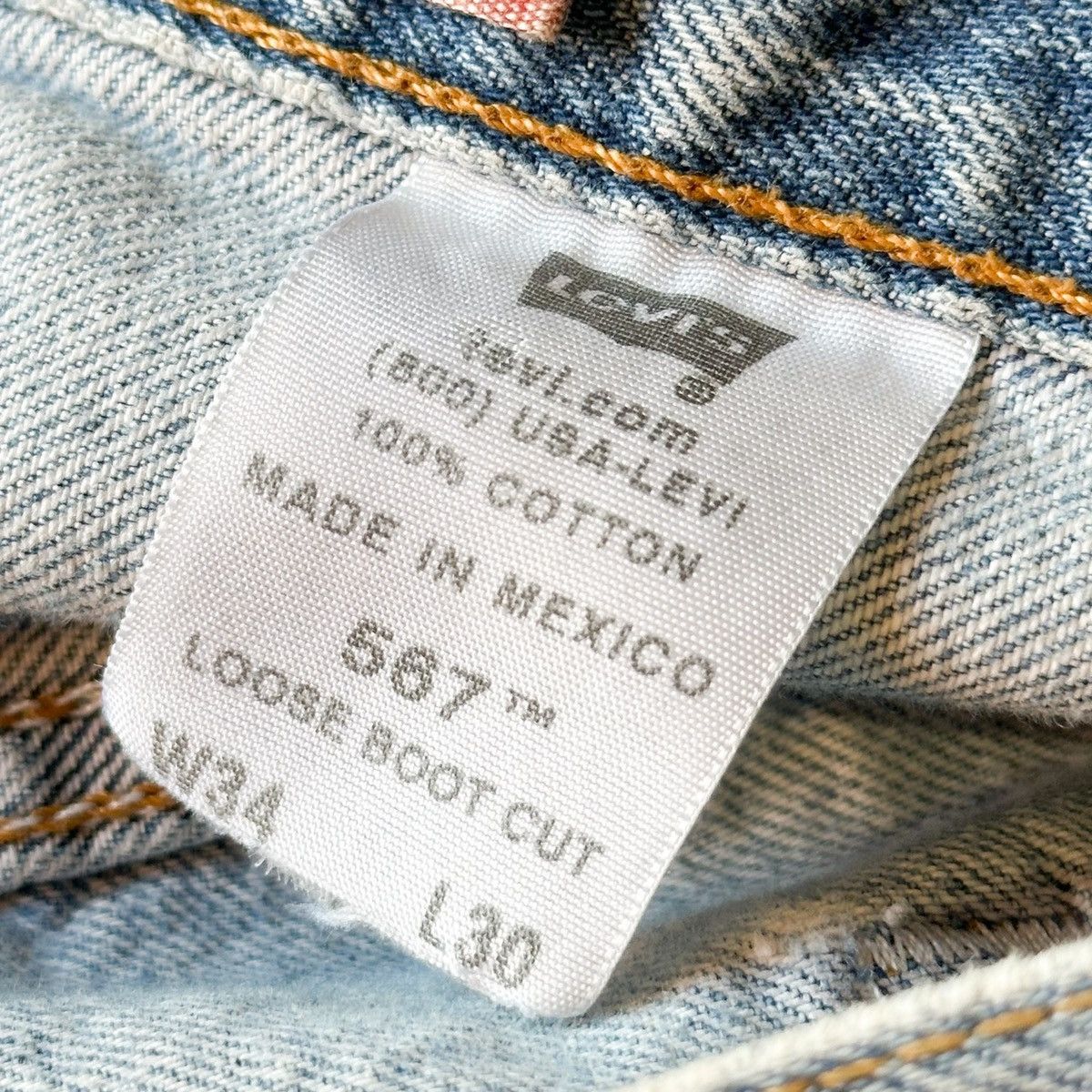 Levi's Levi’s 567 DESTROYED Hem Baggy Denim Size US 34 / EU 50 - 9 Thumbnail